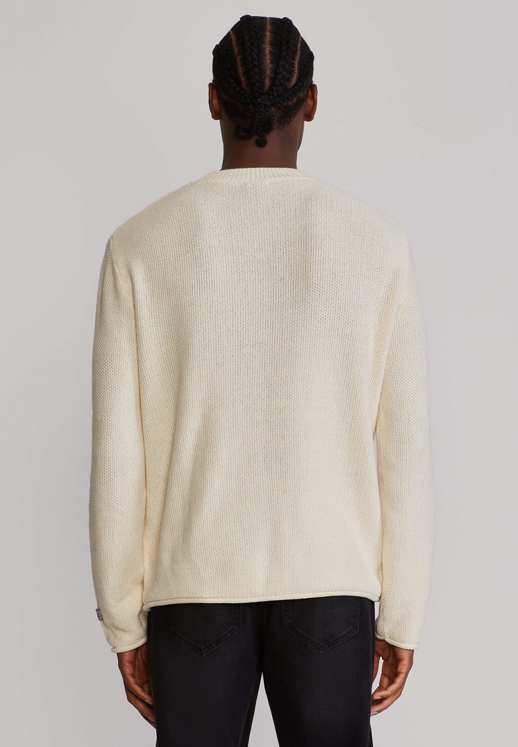 Pullover Knitted in Ecru Pullover SikSilk