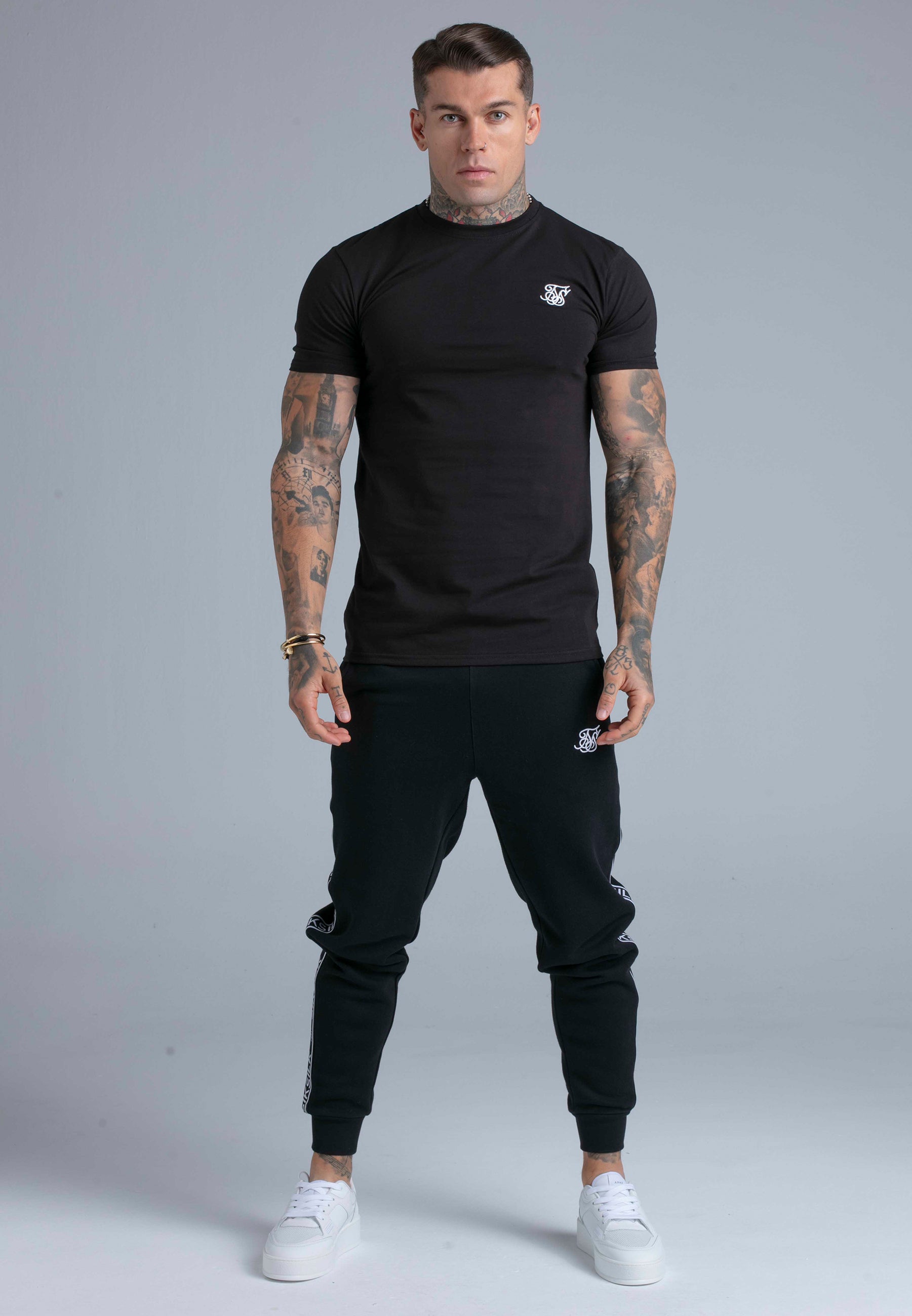 T-Shirt Essentials in Black T-Shirts SikSilk