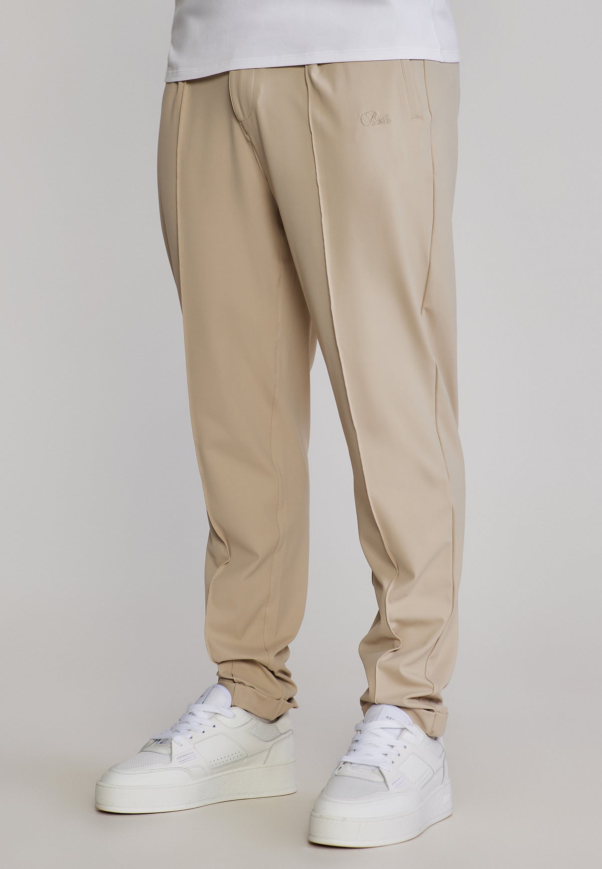 Jogginghose Chino in Beige Hosen SikSilk