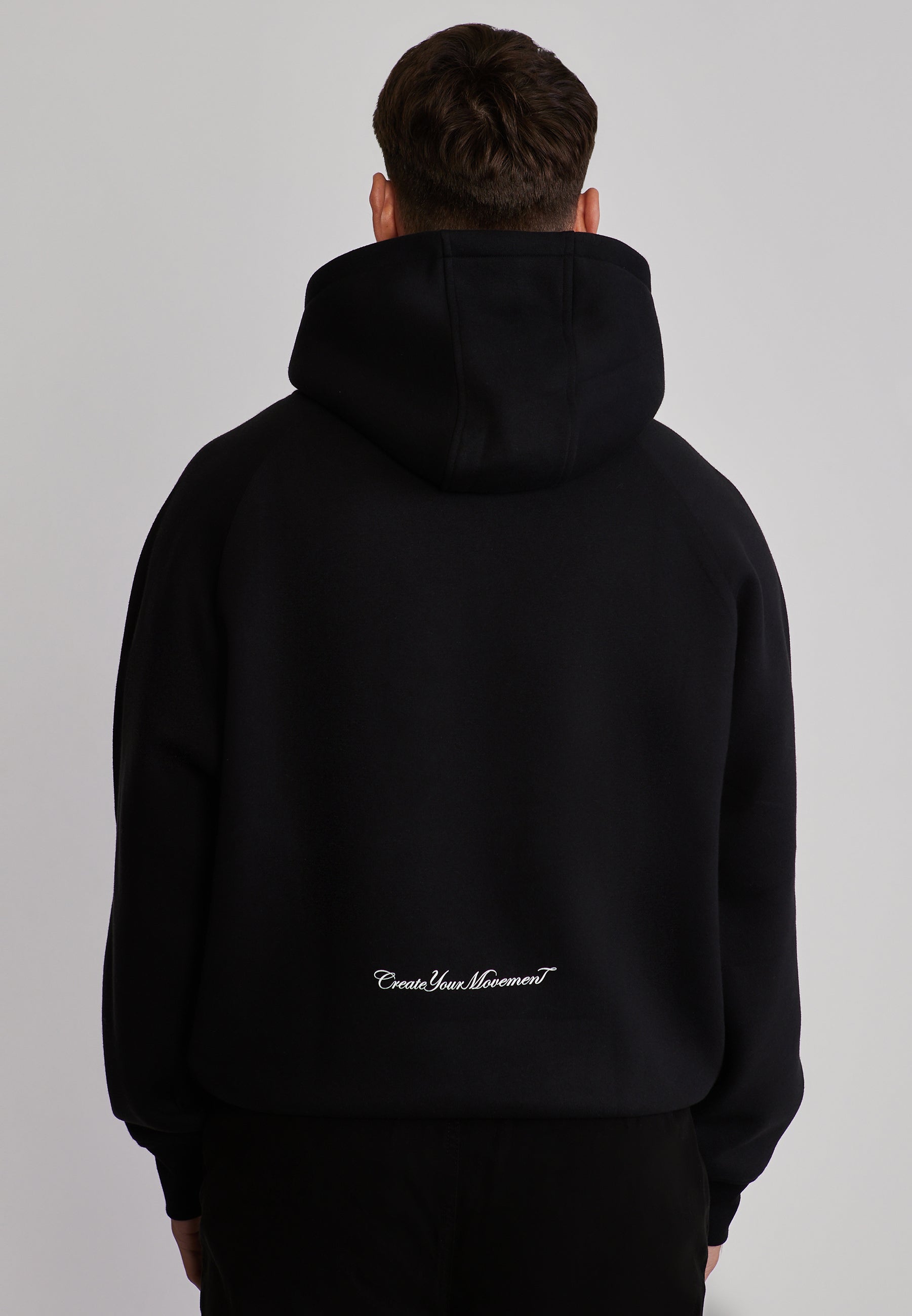 Kapuzenpullover Graphic in Black Kapuzenpullover SikSilk