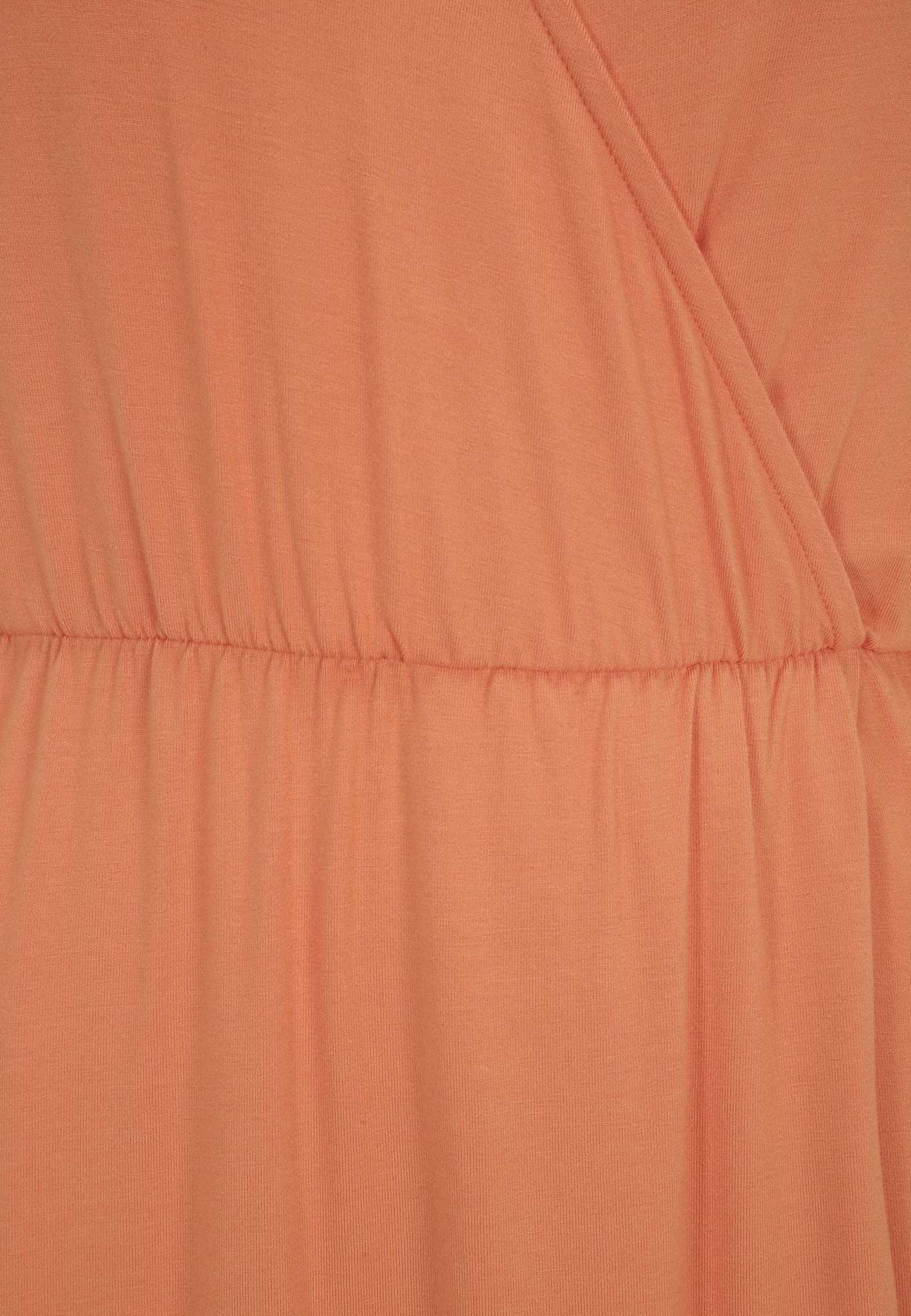 Aiud Jersey Wrap Dress in Dusty Orange Kleider Tamaris   
