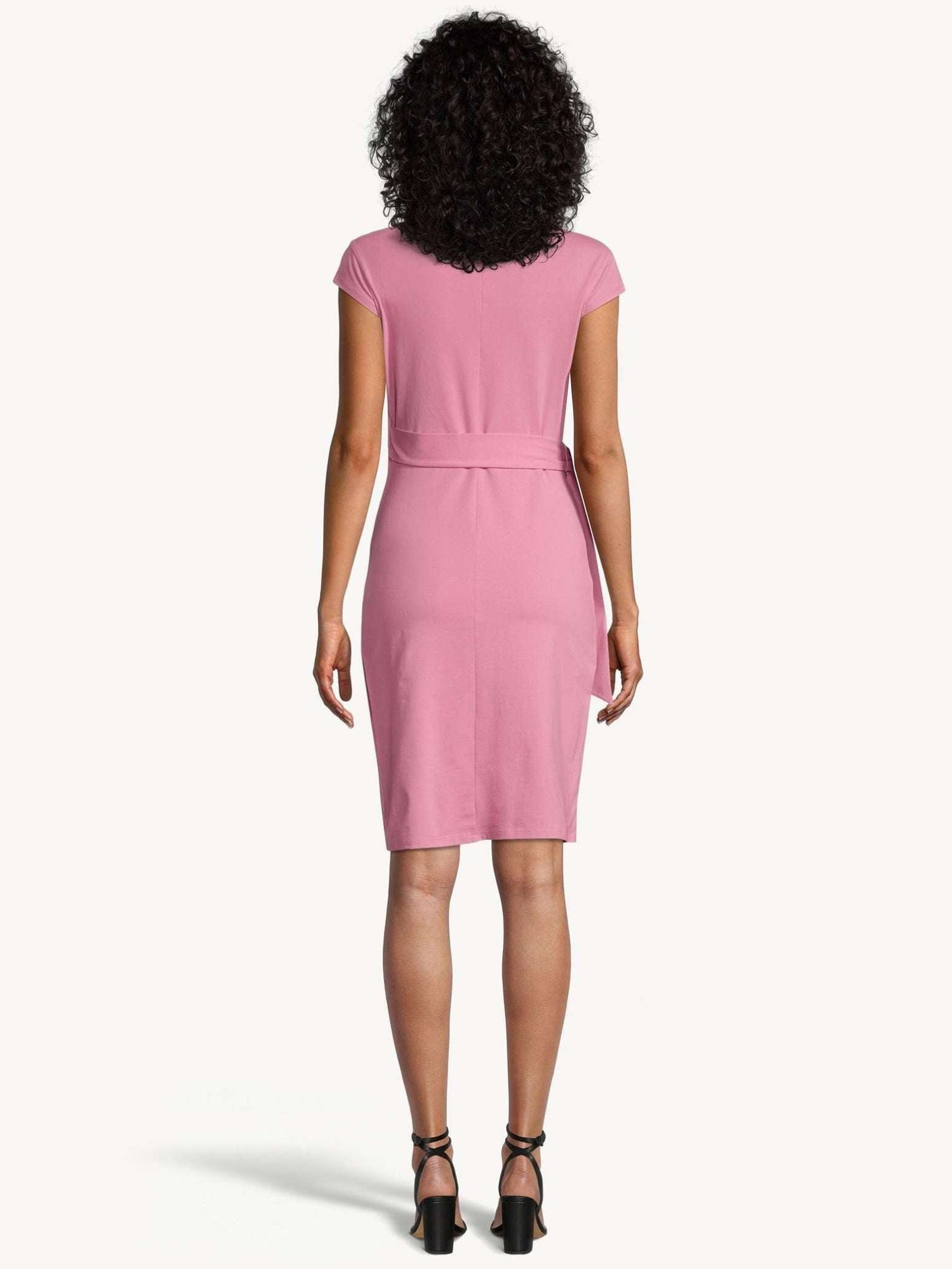 Aime Sleeveless Jersey Dress in Pink Carnation Kleider Tamaris   