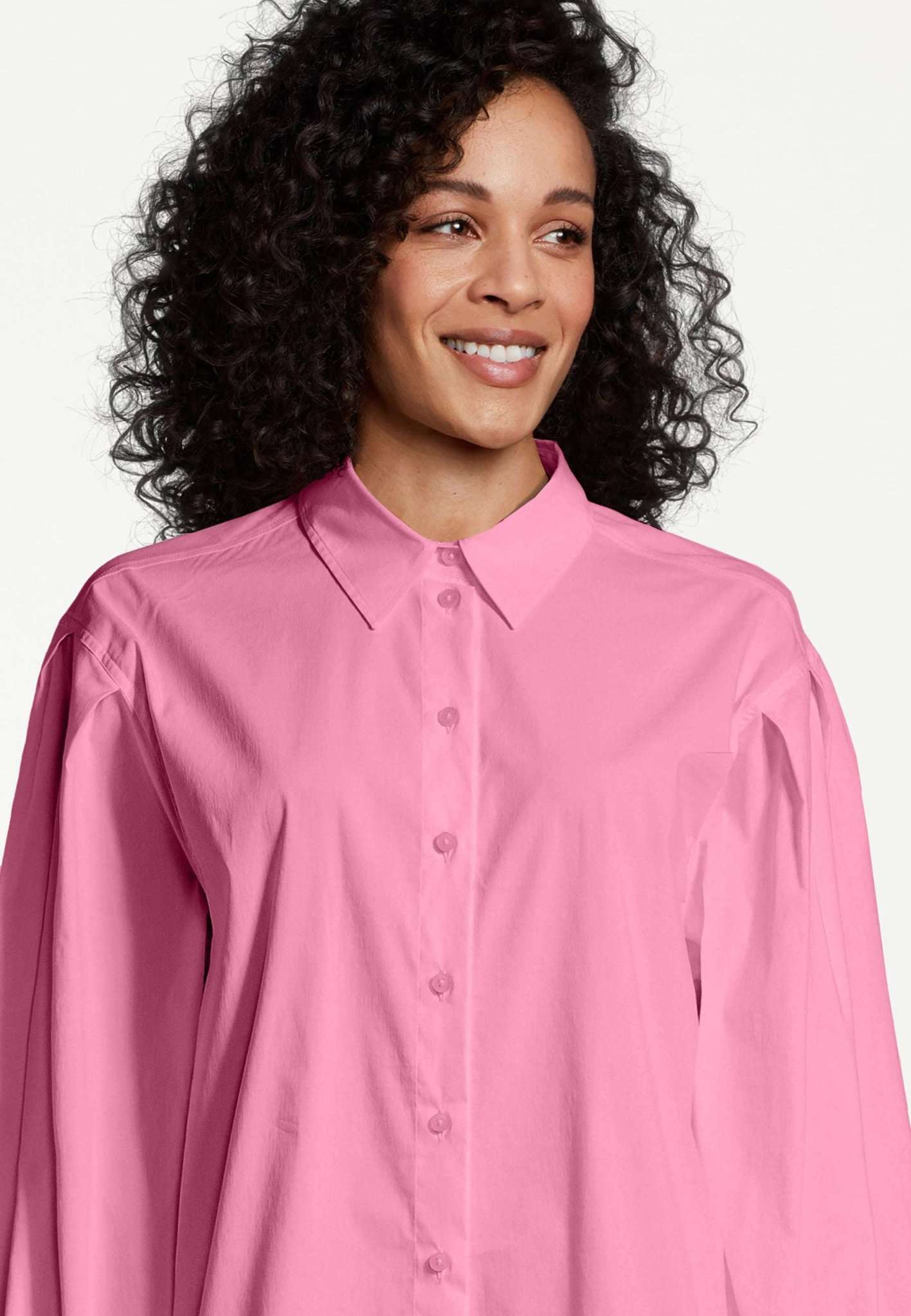 Arkadia Oversized Blouse in Pink Carnation Hemden Tamaris   