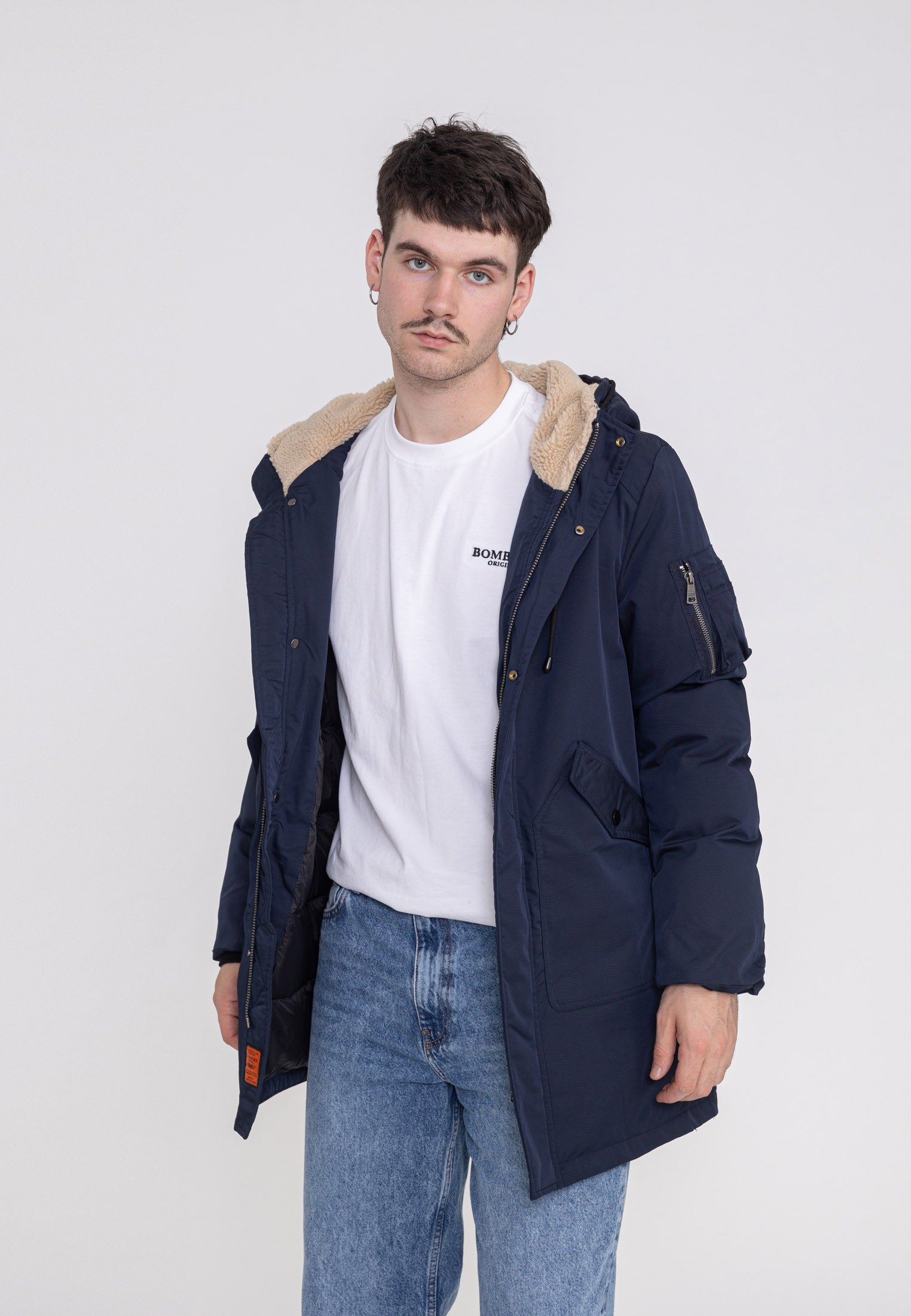 Telluride M Langjacke in Navy Jacken Bombers Original   