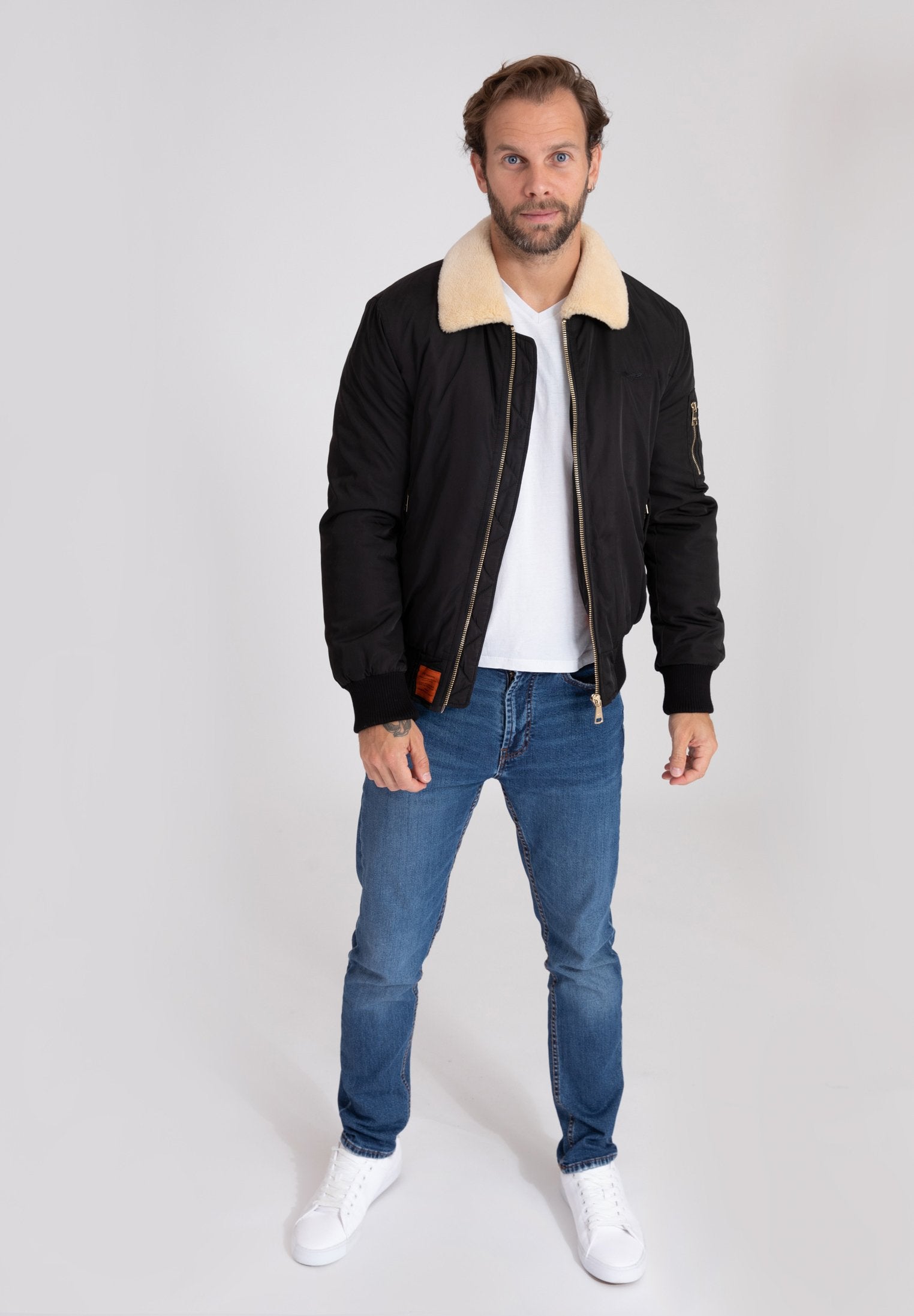 Versmold M Bomberjacke in Black Jacken Bombers Original   