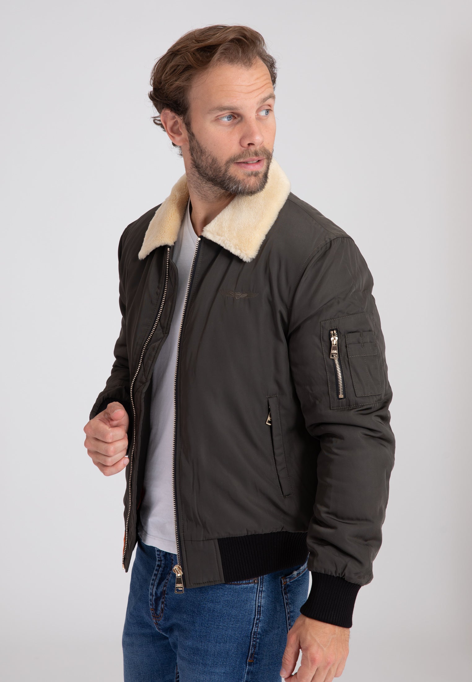 Versmold M Bomberjacke in D.Khaki Jacken Bombers Original   