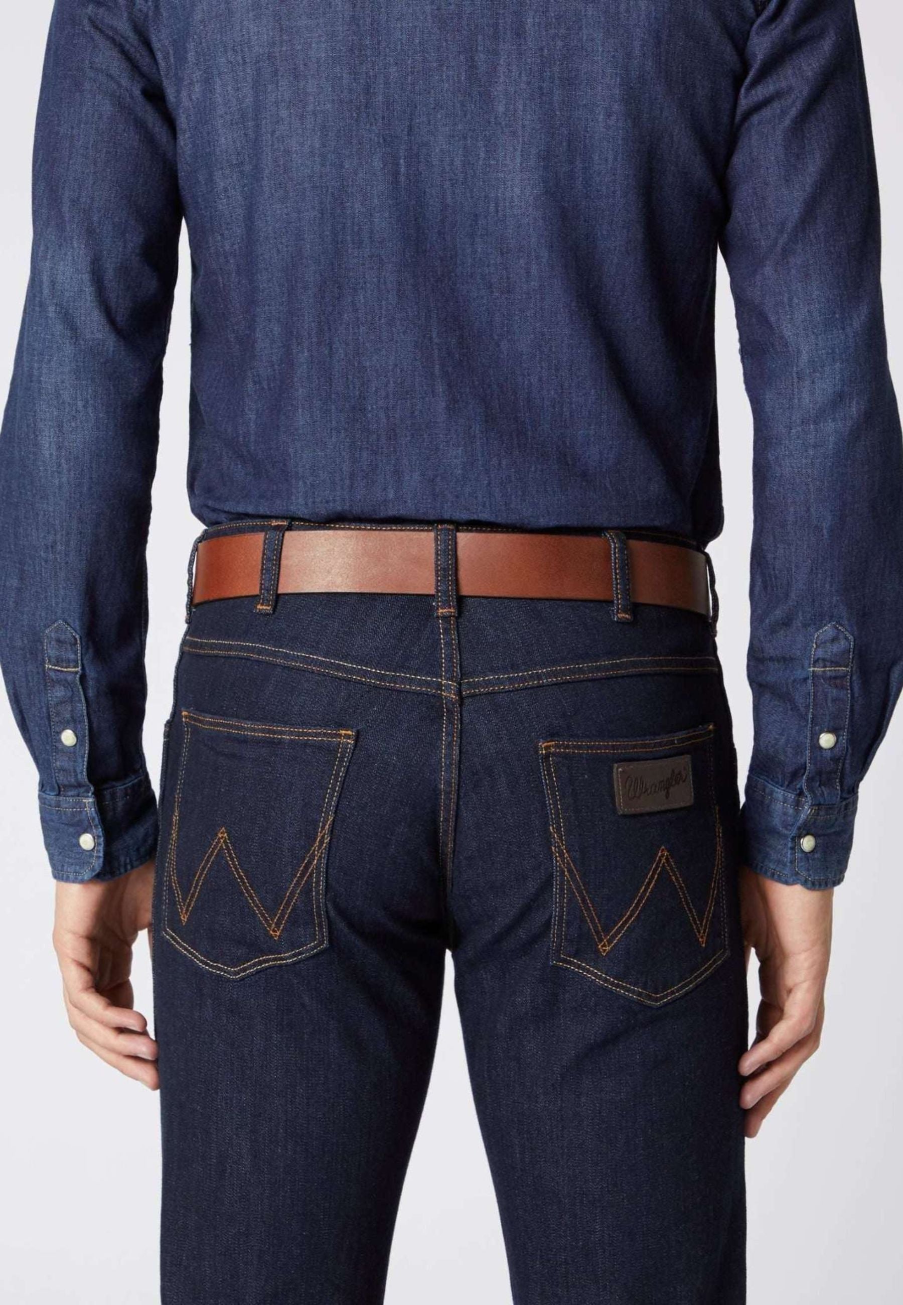Metal Loop Belt in Cognac Gürtel Wrangler