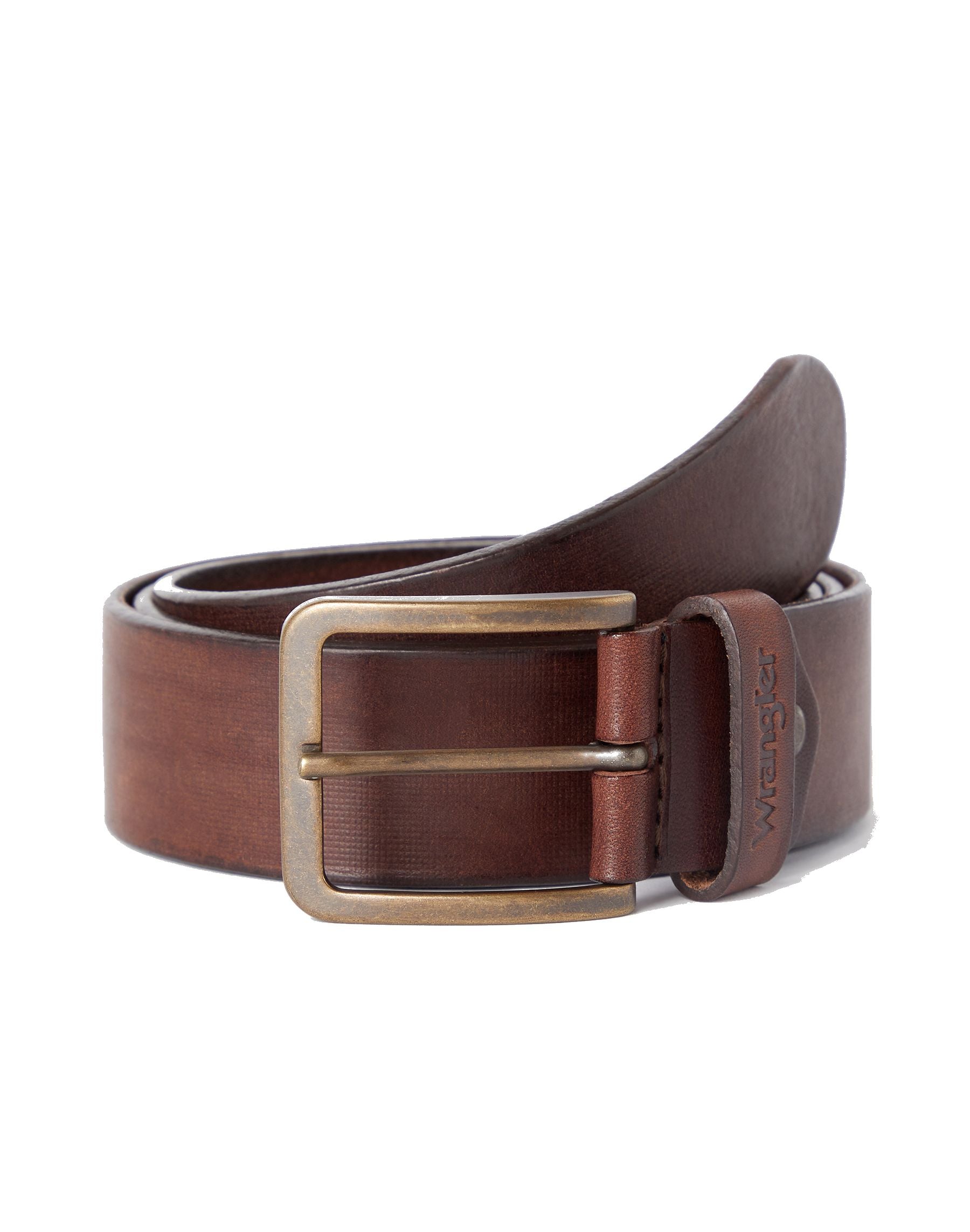 Structured Belt in Brown Gürtel Wrangler   