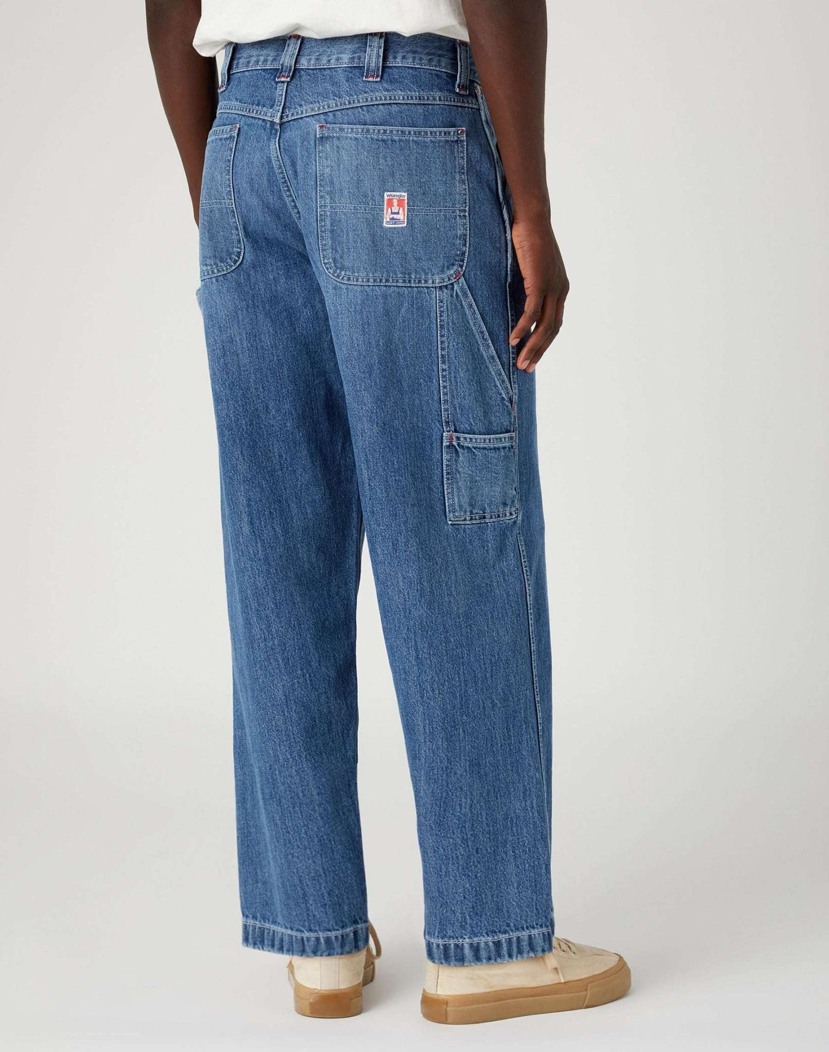 Casey Jones Utility in Paint Splatter Jeans Wrangler   