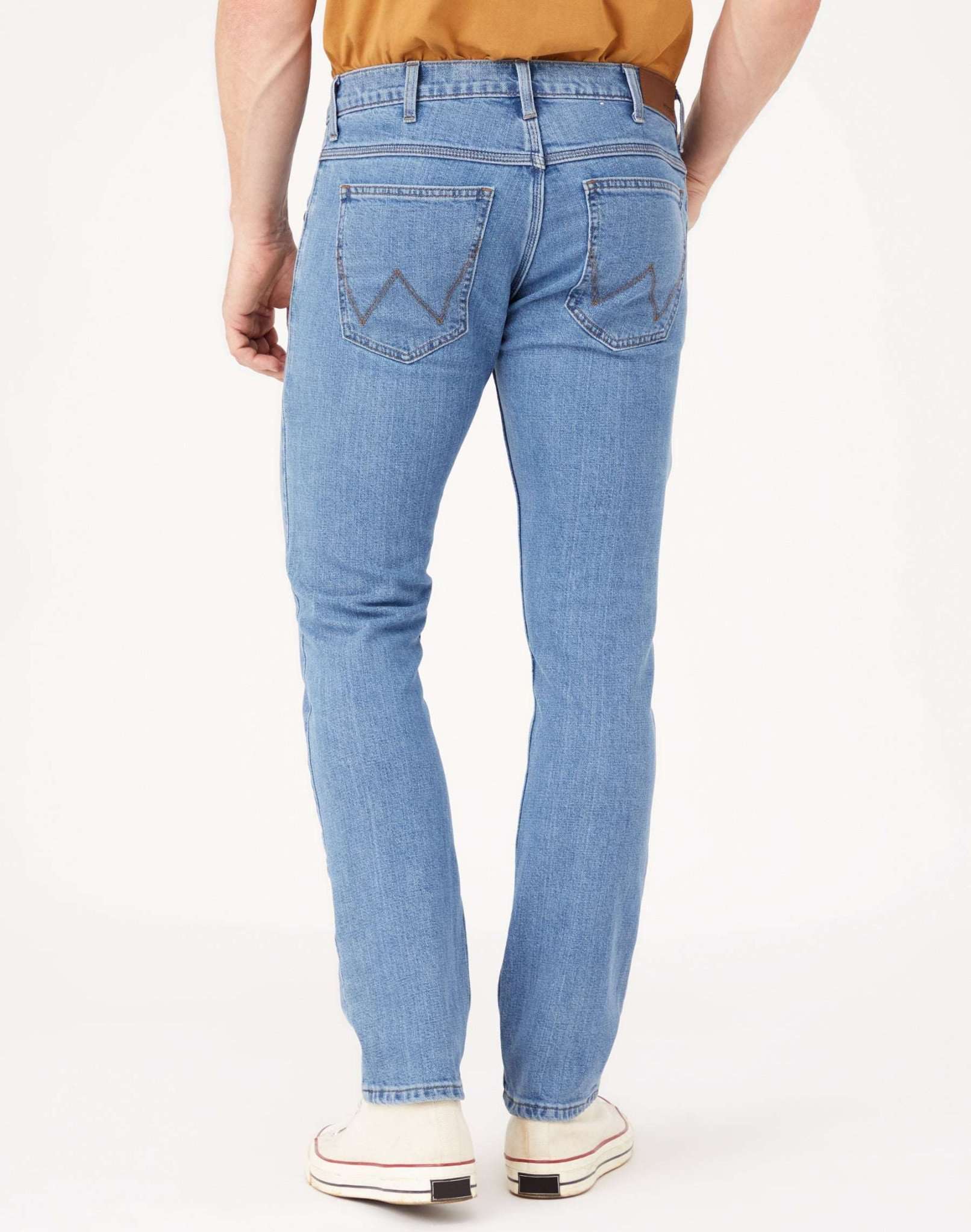 Slim Low Stretch in Great Blue Jeans Wrangler   