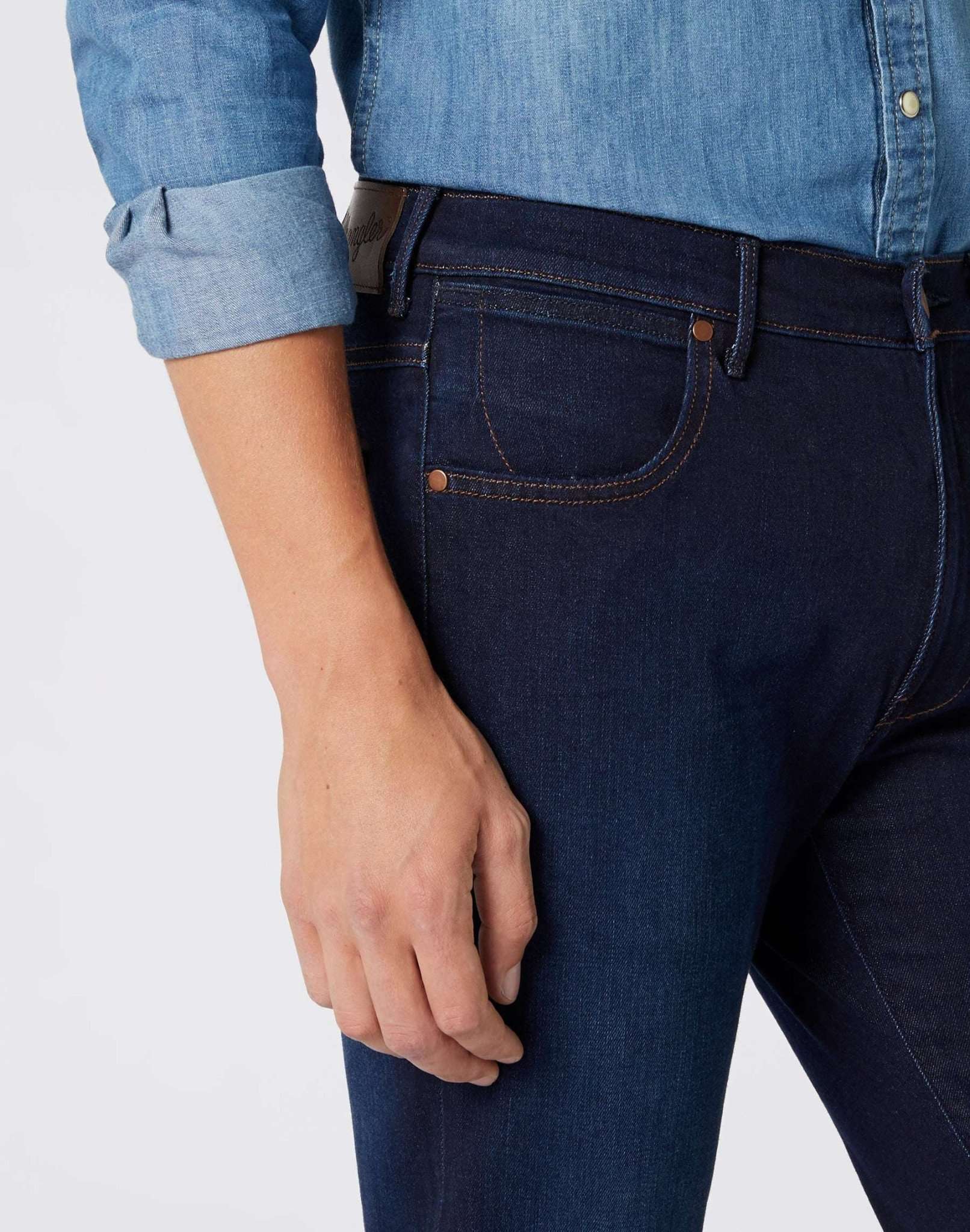 Arizona Medium Stretch in Blue Stroke Jeans Wrangler   