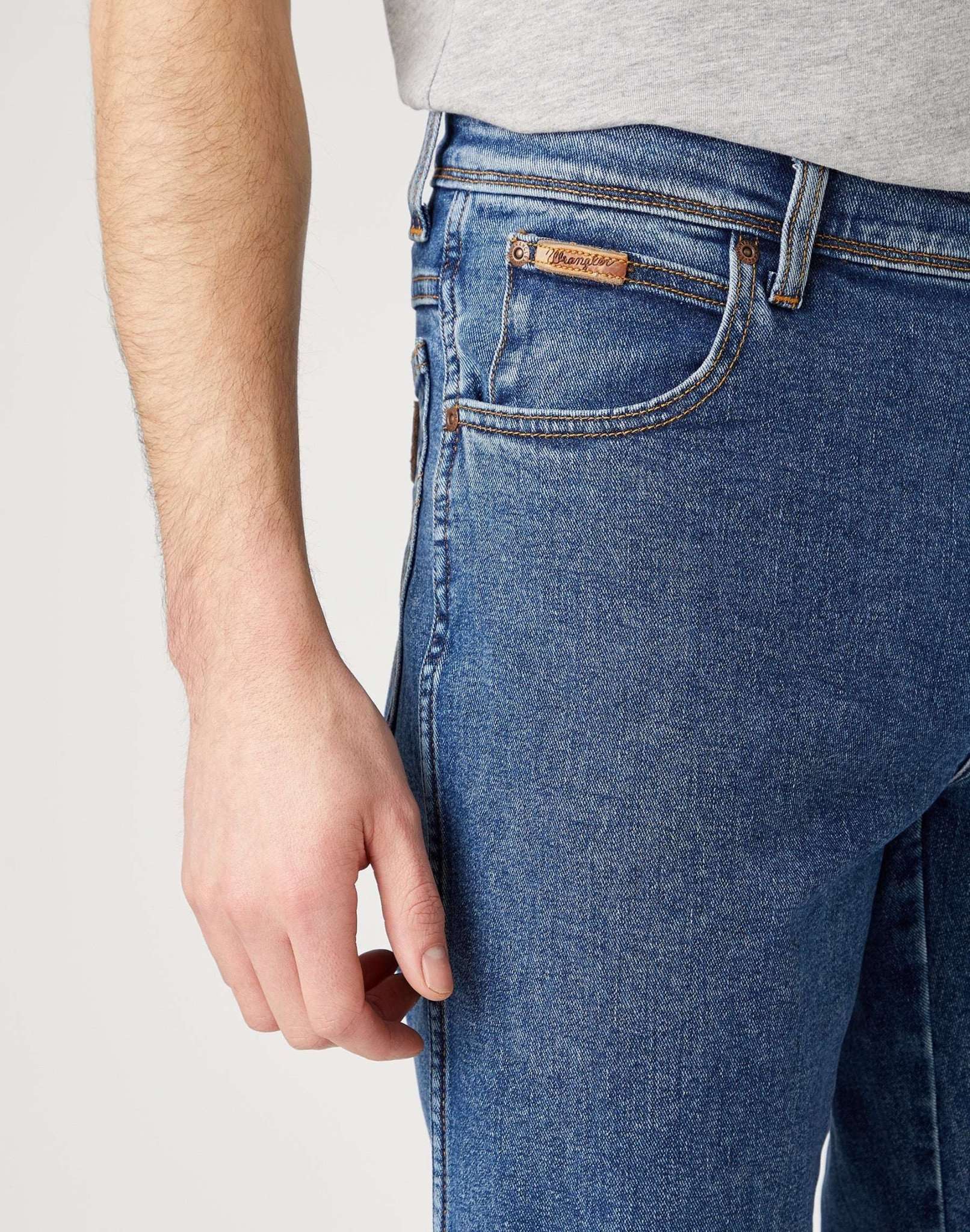 Texas Slim Medium Stretch in Stonewash Jeans Wrangler   