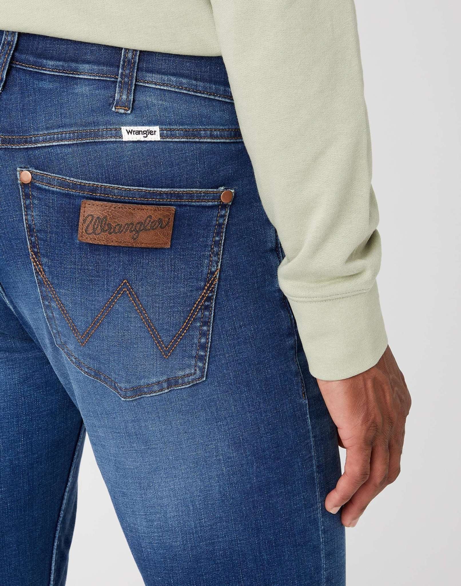 Larston non Stretch in Visual Blue Jeans Wrangler   