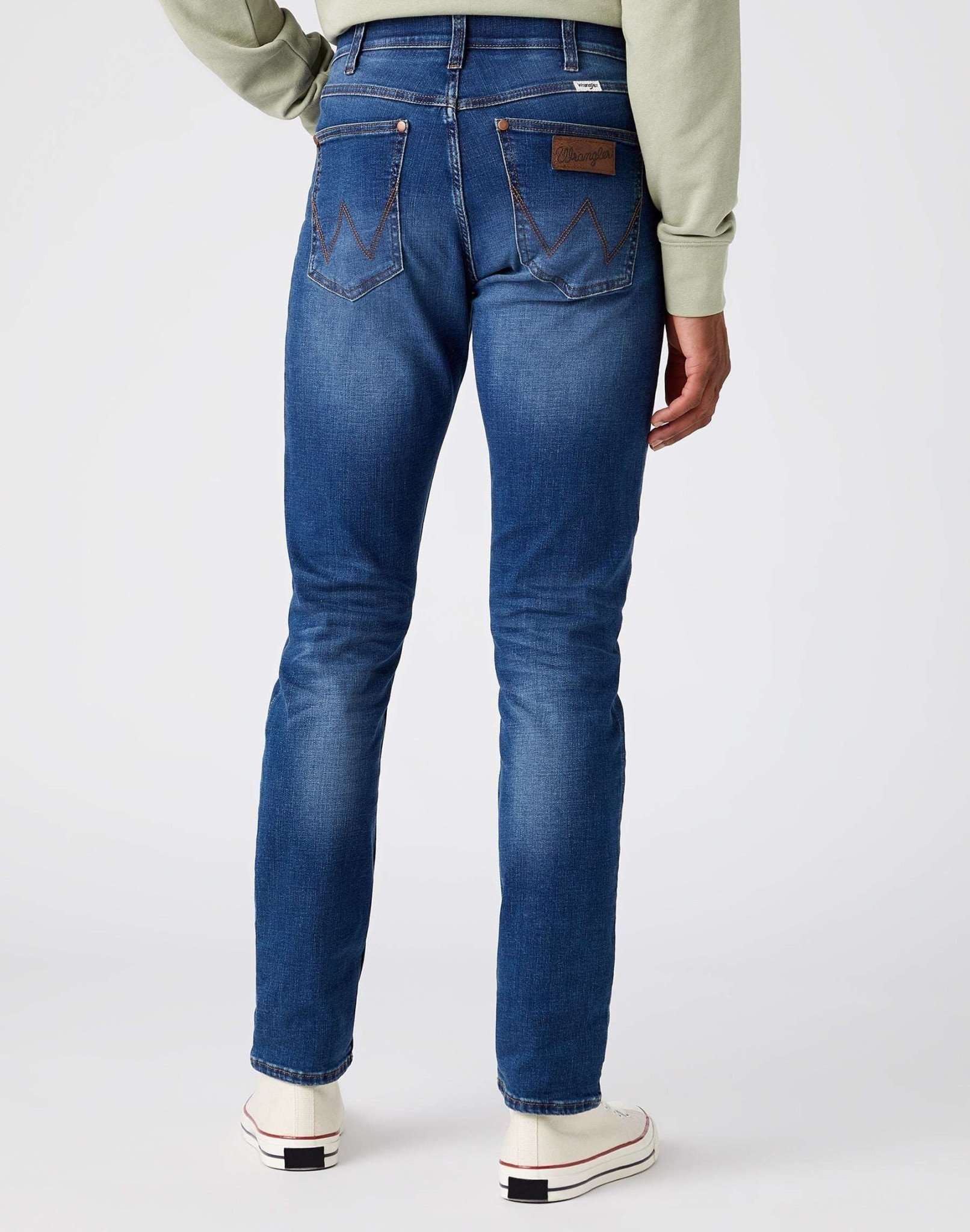 Larston non Stretch in Visual Blue Jeans Wrangler   