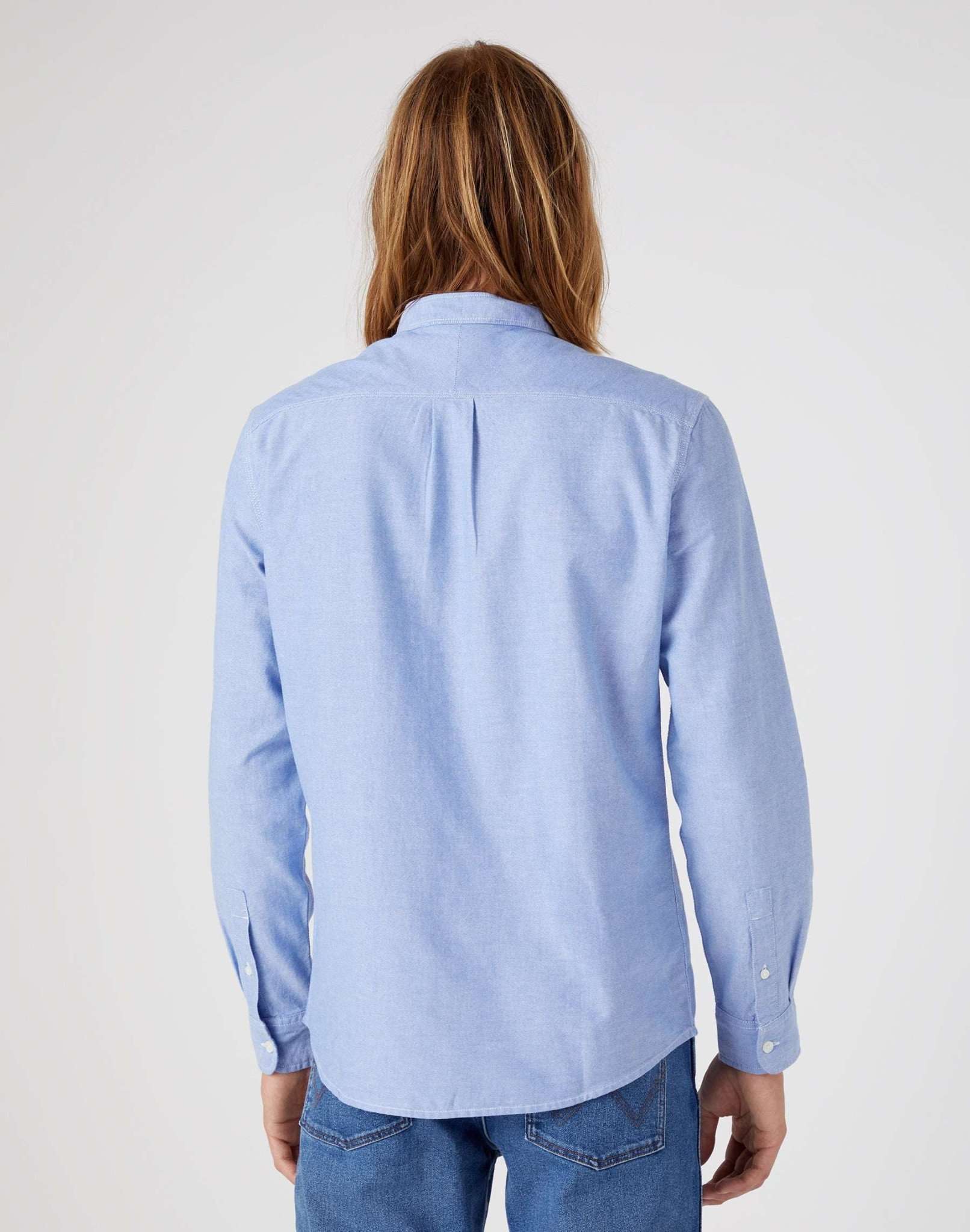 One Pocket Shirt in Limoges Blue Hemden Wrangler   
