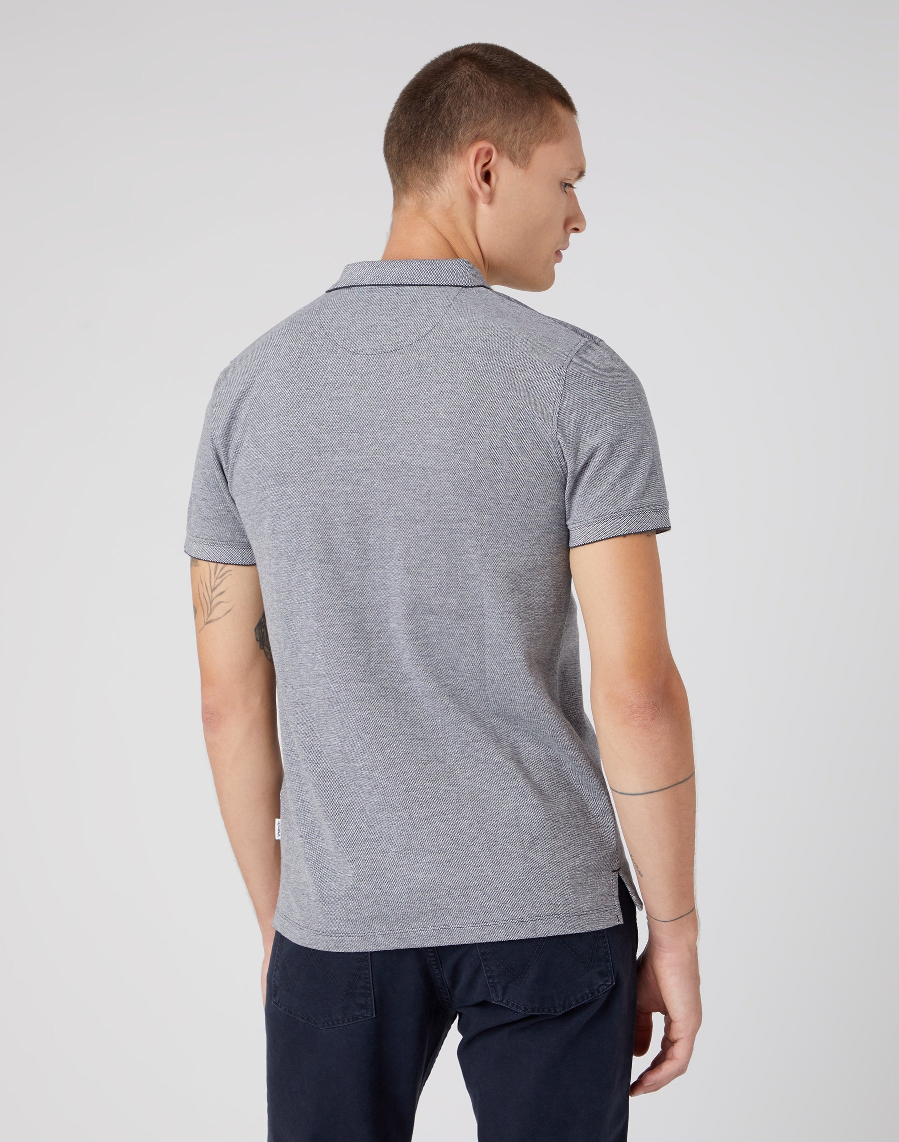 Refined Polo Shirt in Faded Black Polos Wrangler   