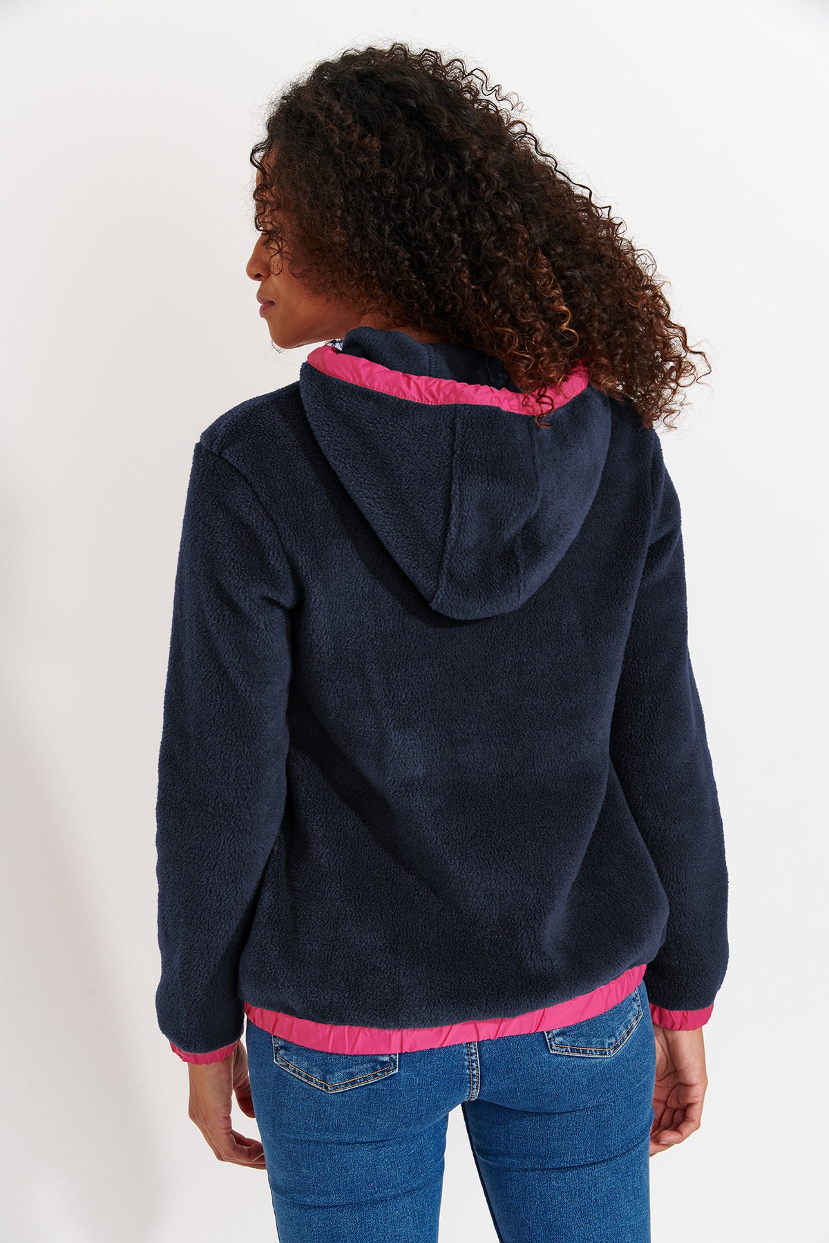 WARREN-BRICHILL Fleecejacke in Marine Jacken Banana Moon