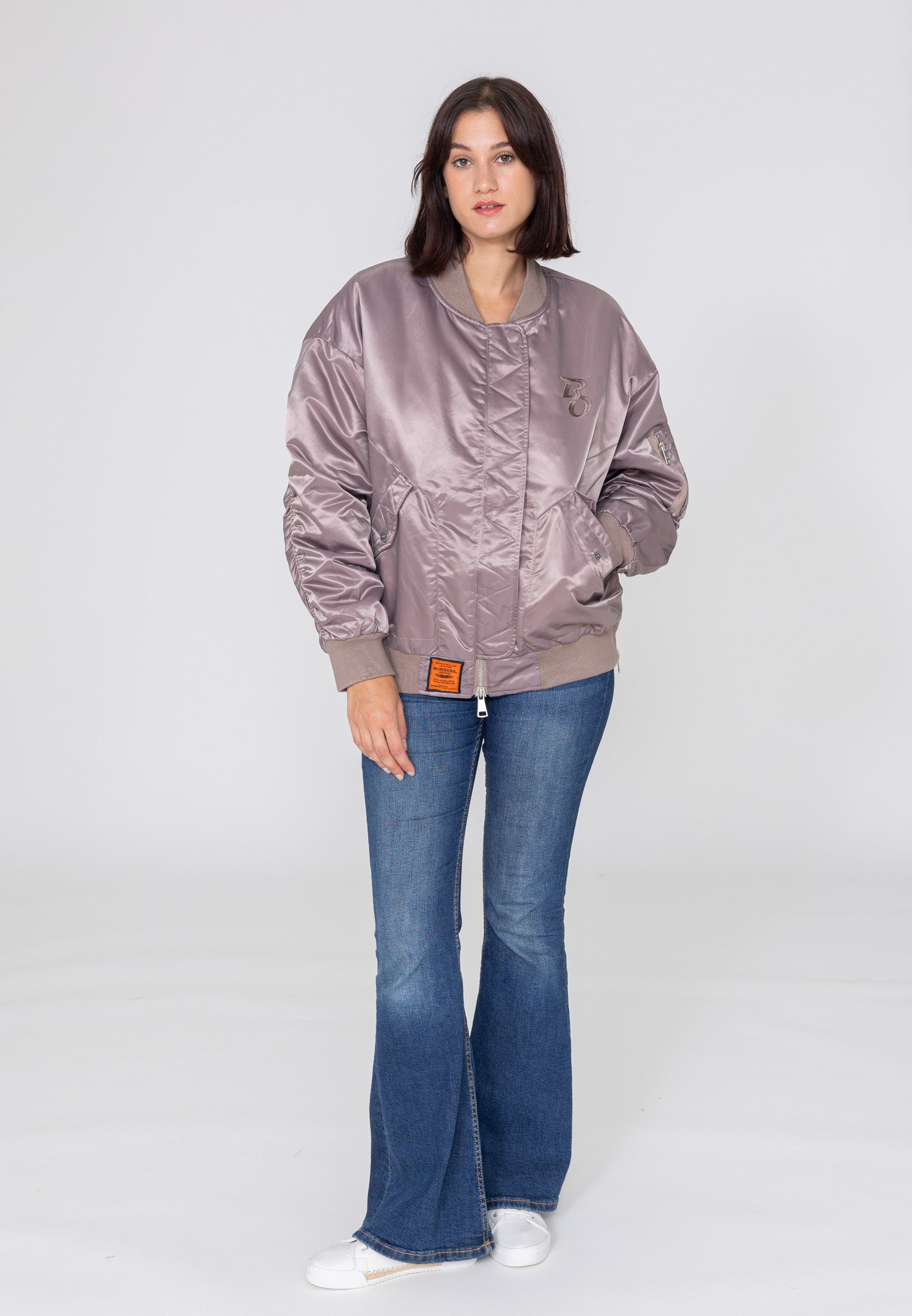 Wavy U Bomberjacke in Pink Jacken Bombers Original   