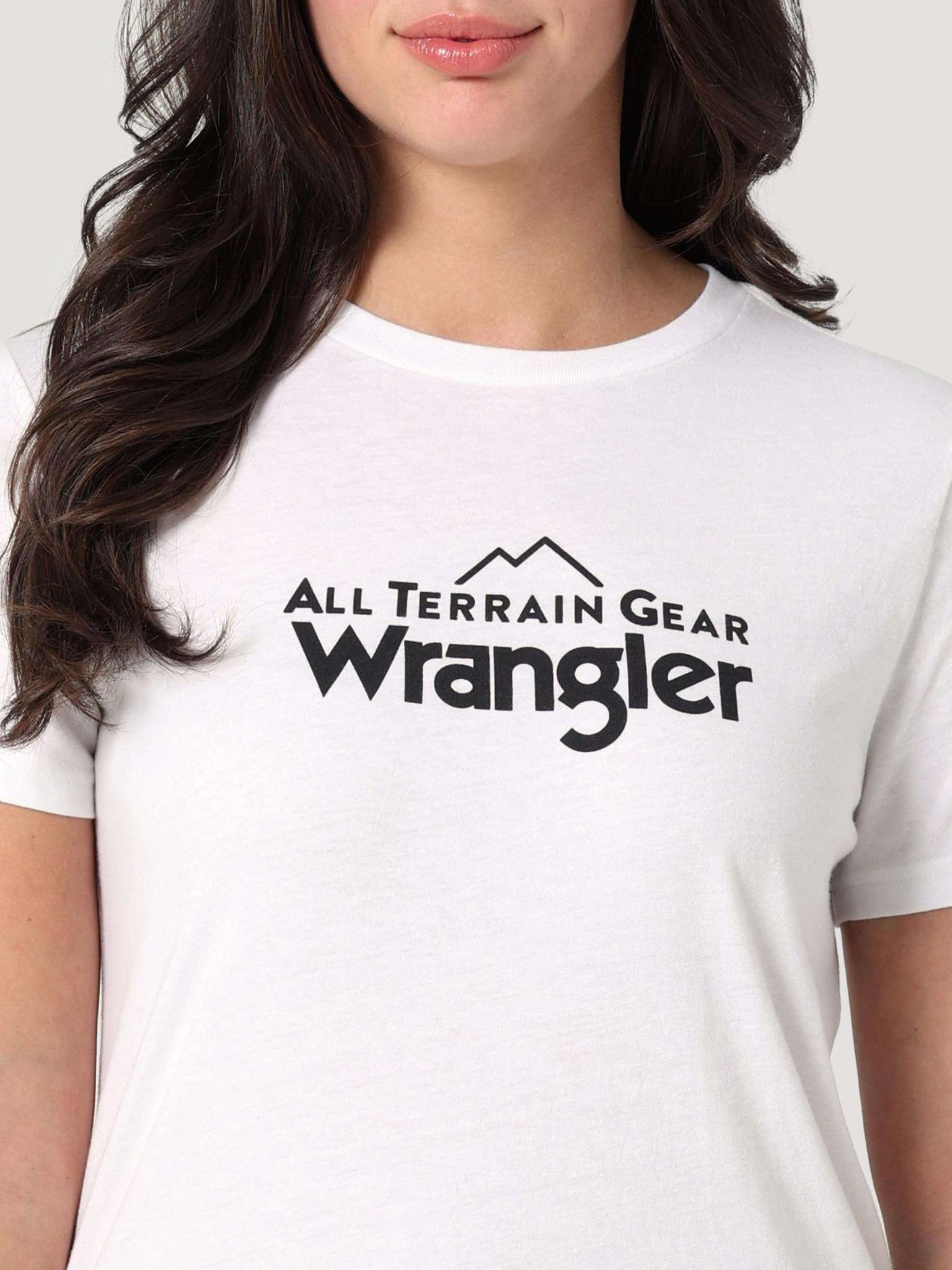 All Terrain Gear Logo Tee in Marshmallow T-Shirts Wrangler   