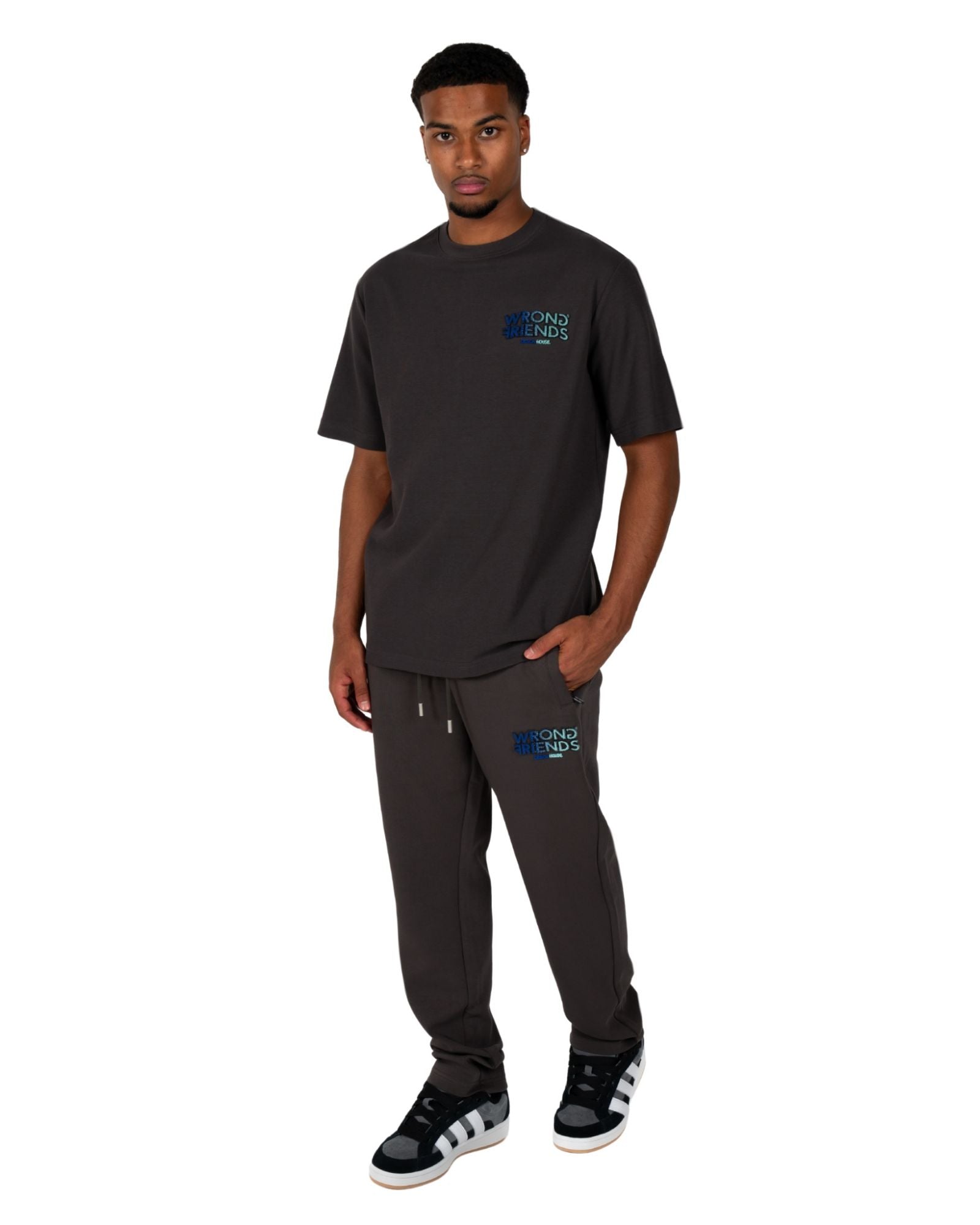 Simi Valley T-Shirt in Grey/Blue T-Shirts Wrong Friends