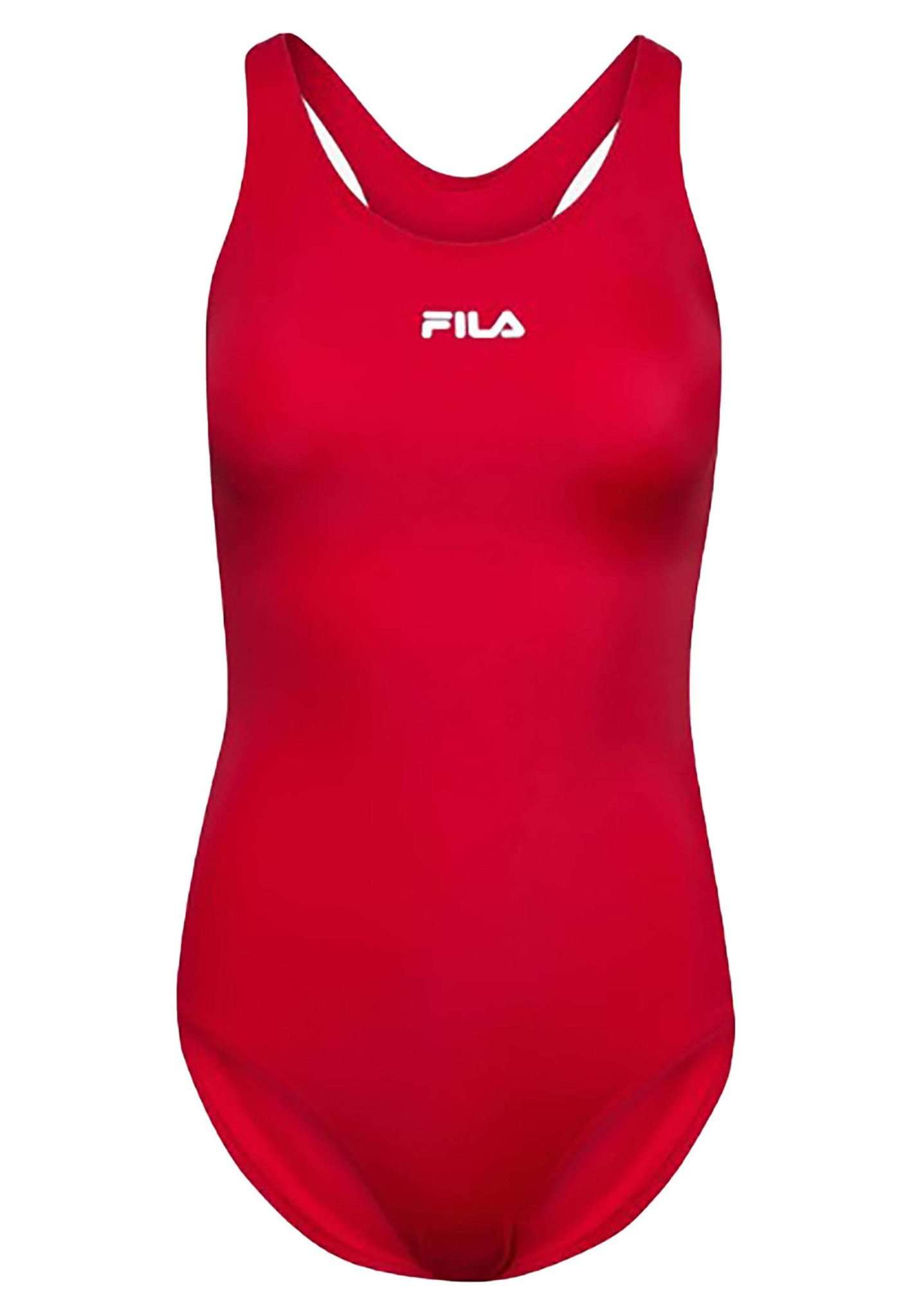 Saki Racer Back Swimsuit in True Red Badeanzüge Fila   