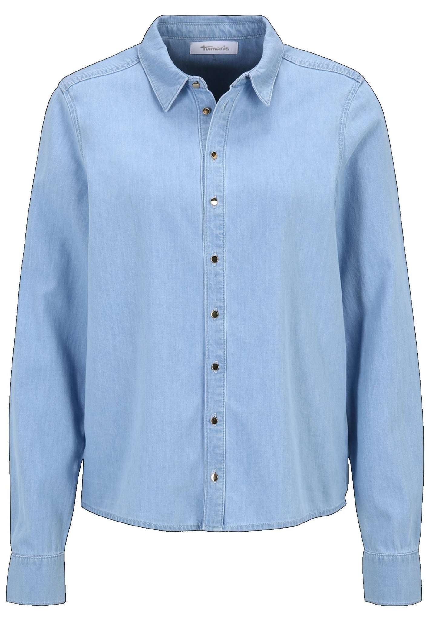 Arnheim Denim Shirt in Light Blue Denim Hemden Tamaris   