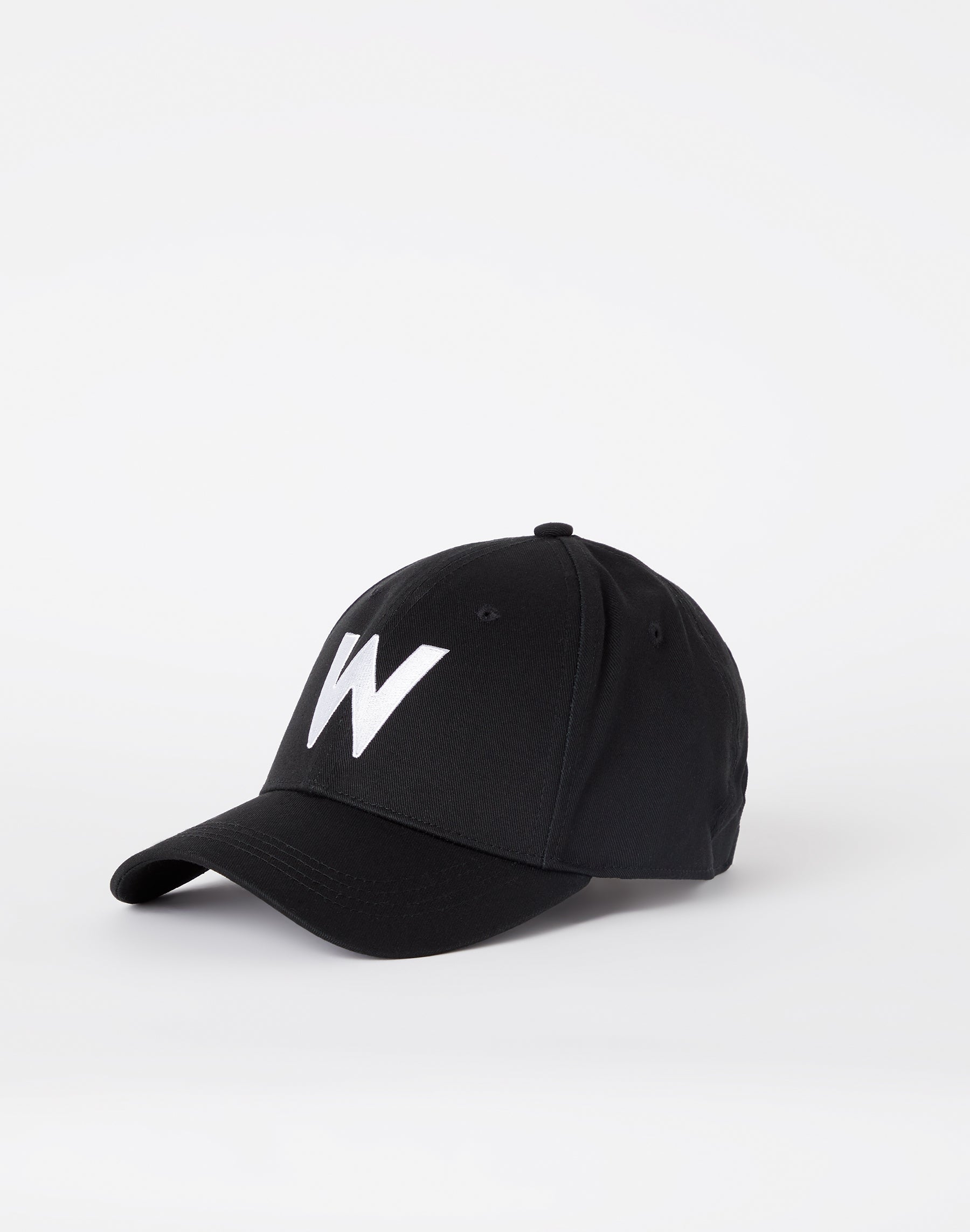 W Logo Cap in Black Caps Wrangler   
