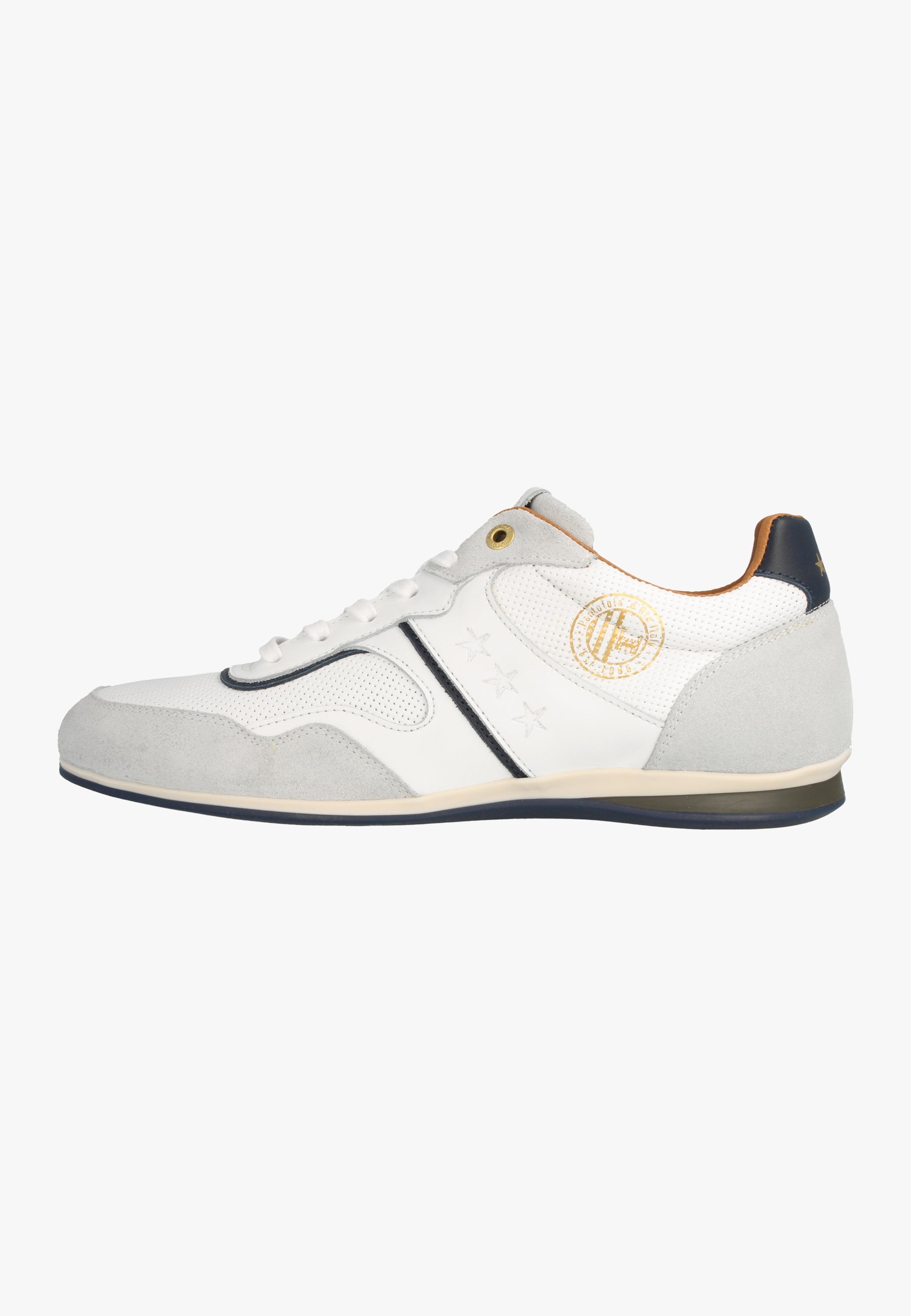 Perano Low in Bright White Sneakers Pantofola d'Oro   