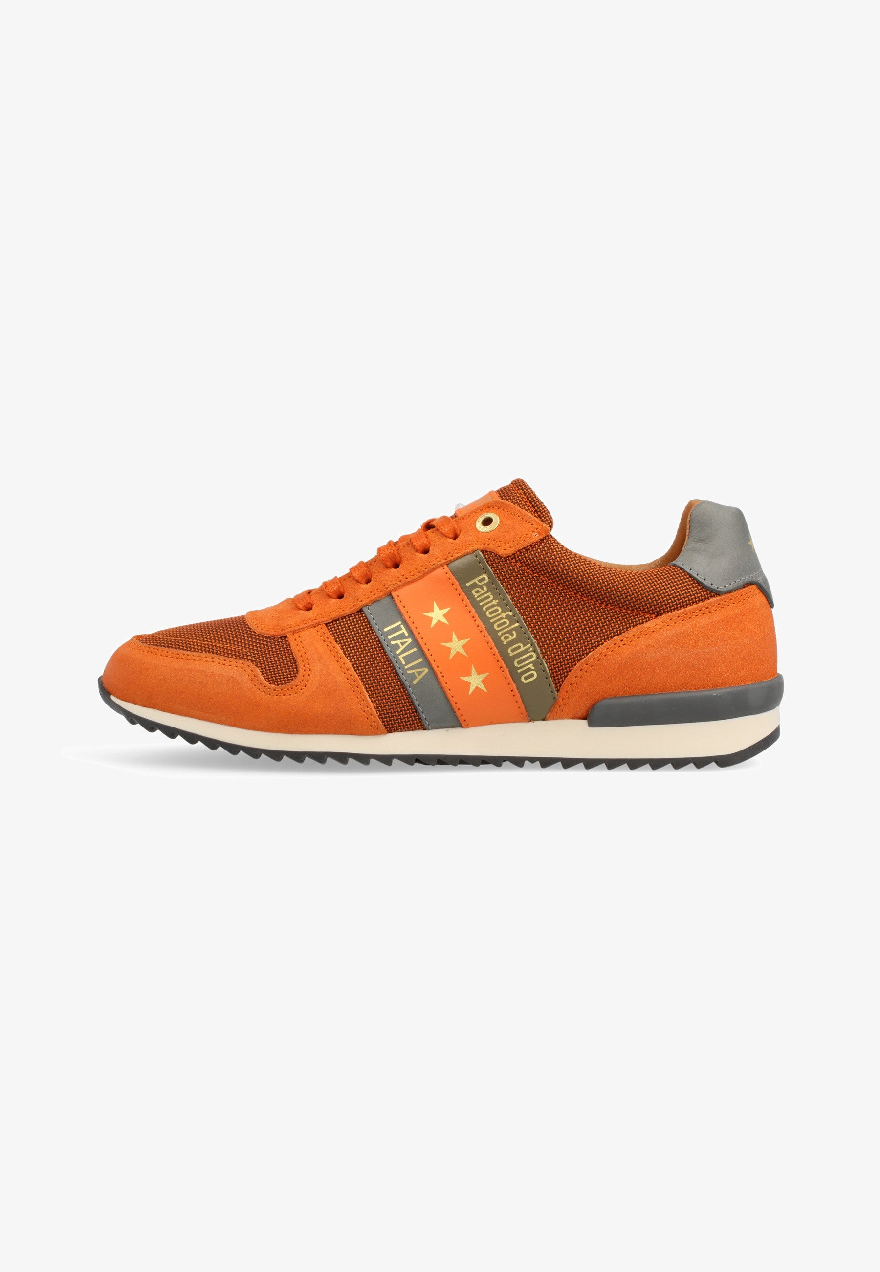 Rizza N Low in Orange Sneakers Pantofola d'Oro   