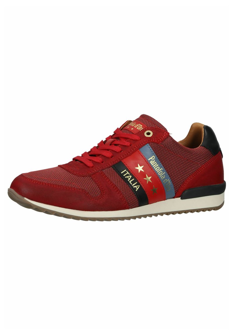 Rizza N Low in Racing Red Sneakers Pantofola d'Oro   