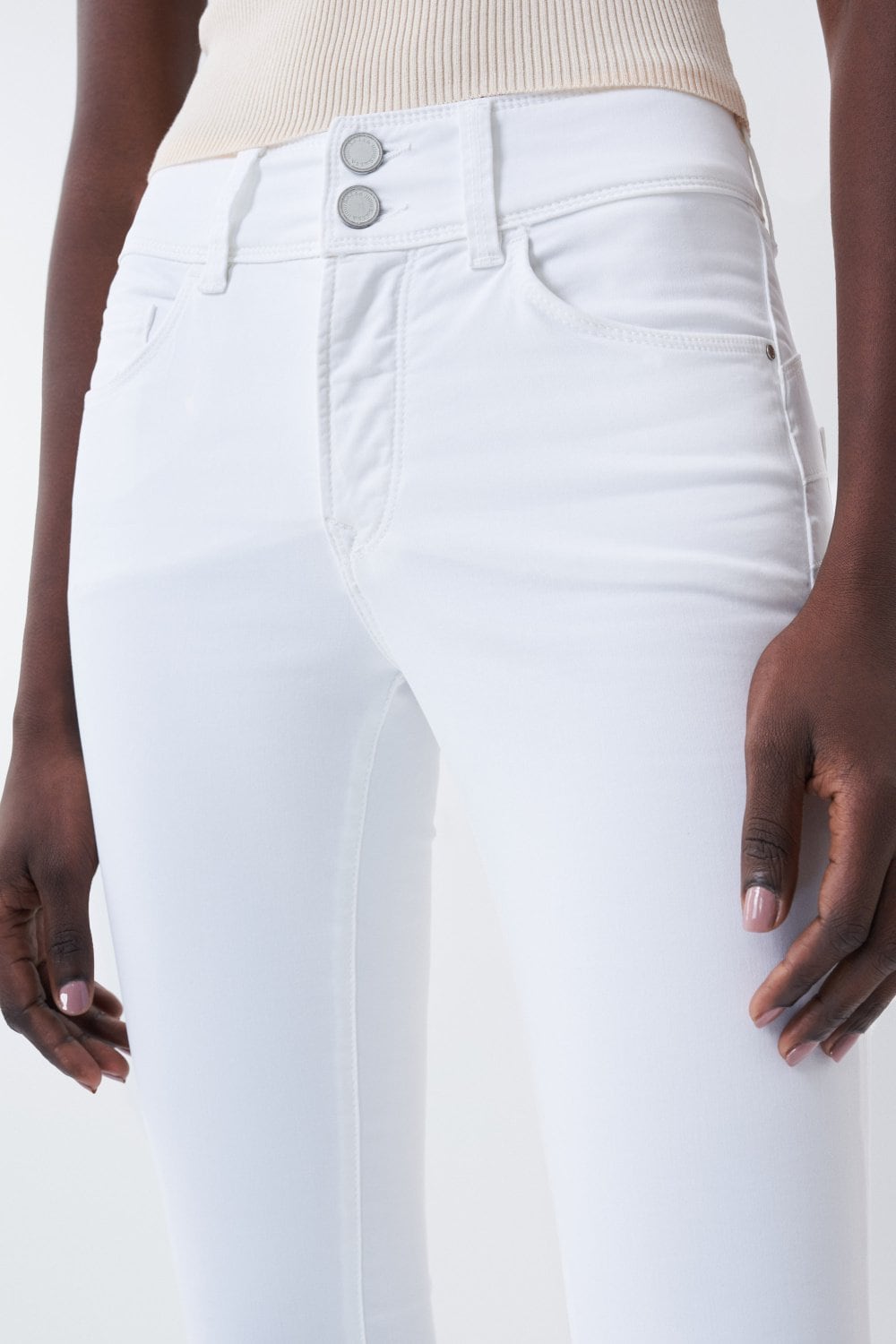 Secret Skinny Push-In in White Jeans Salsa Jeans   