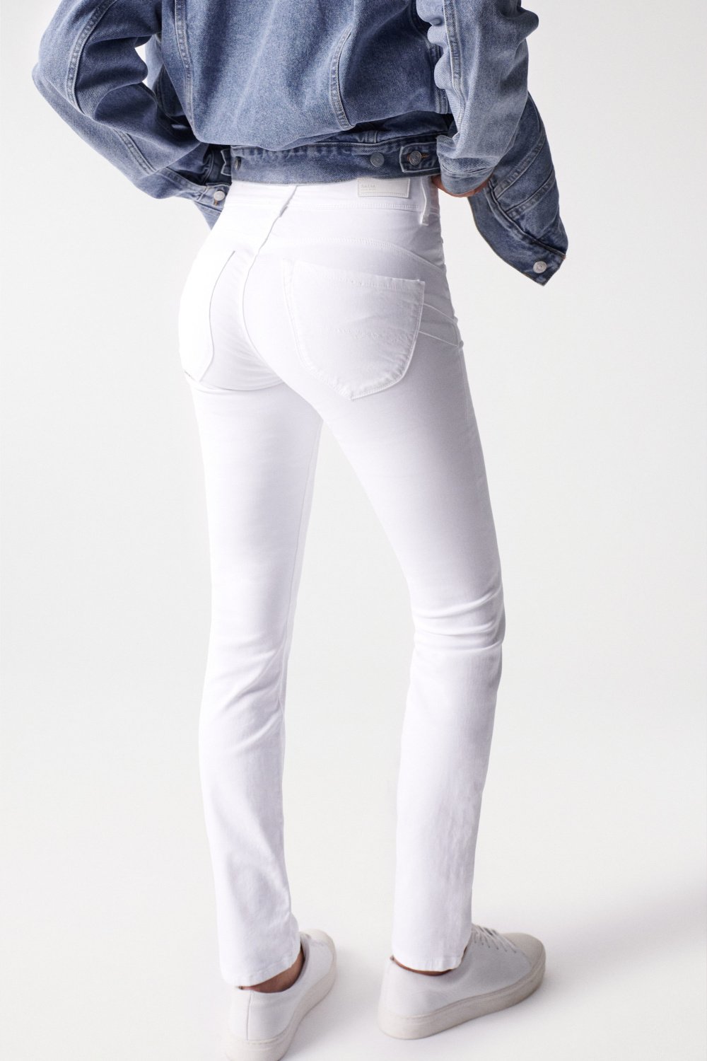 Secret Slim Push-In in White Jeans Salsa Jeans   