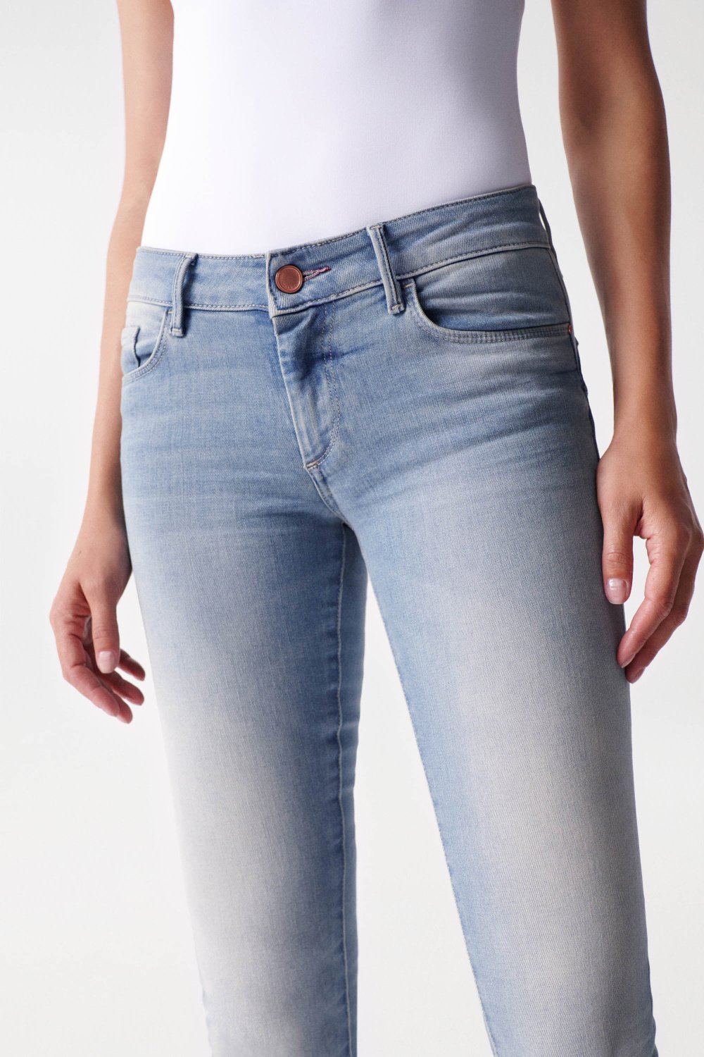 Wonder Light Colour Push-Up in Medium Light Jeans Salsa Jeans   