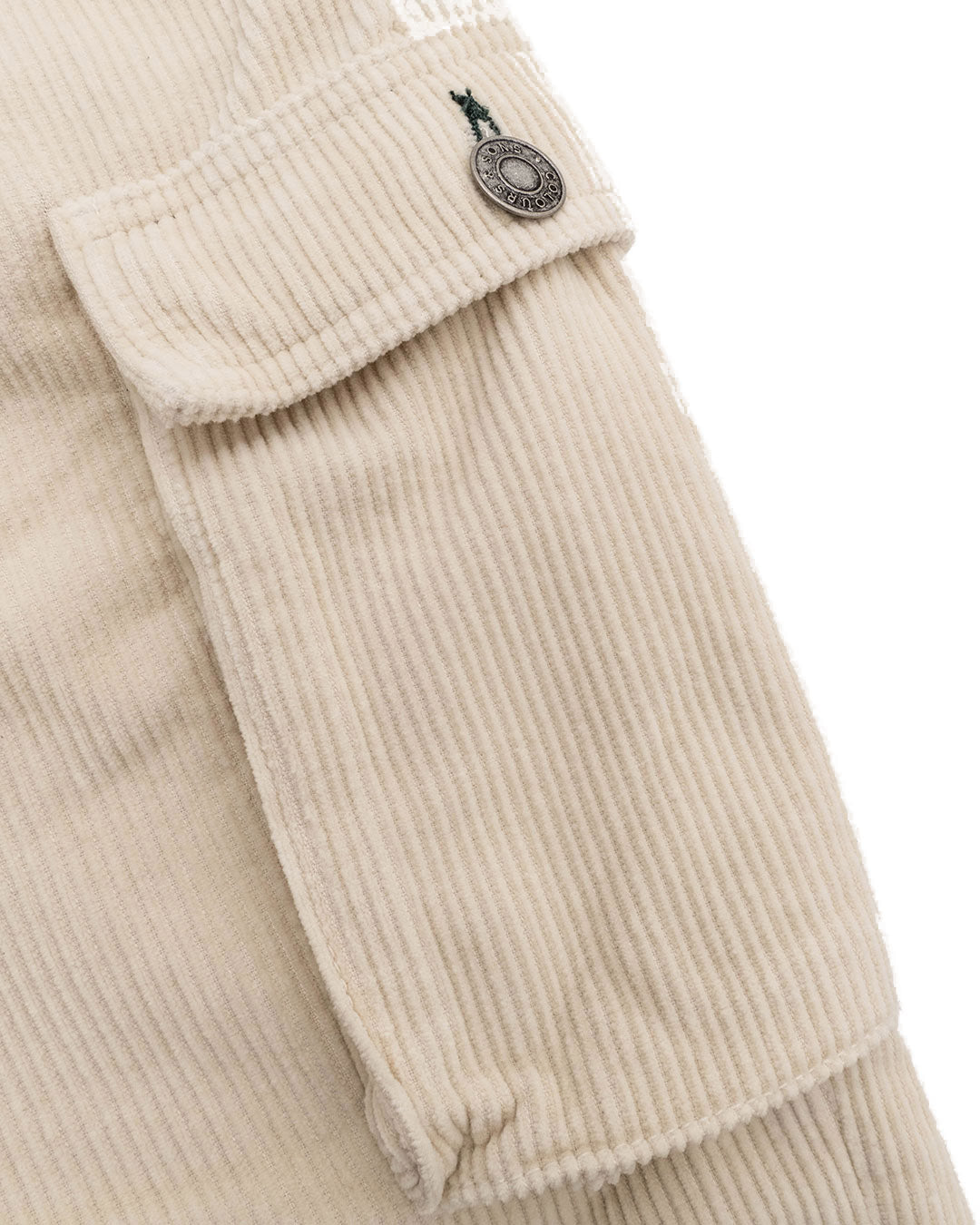 Cargo Corduroy Cropped in Wood Ash Hosen Colours and Sons   