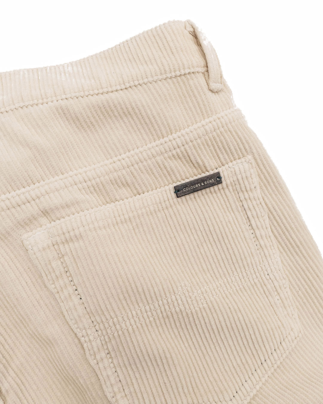 Cargo Corduroy Cropped in Wood Ash Hosen Colours and Sons   