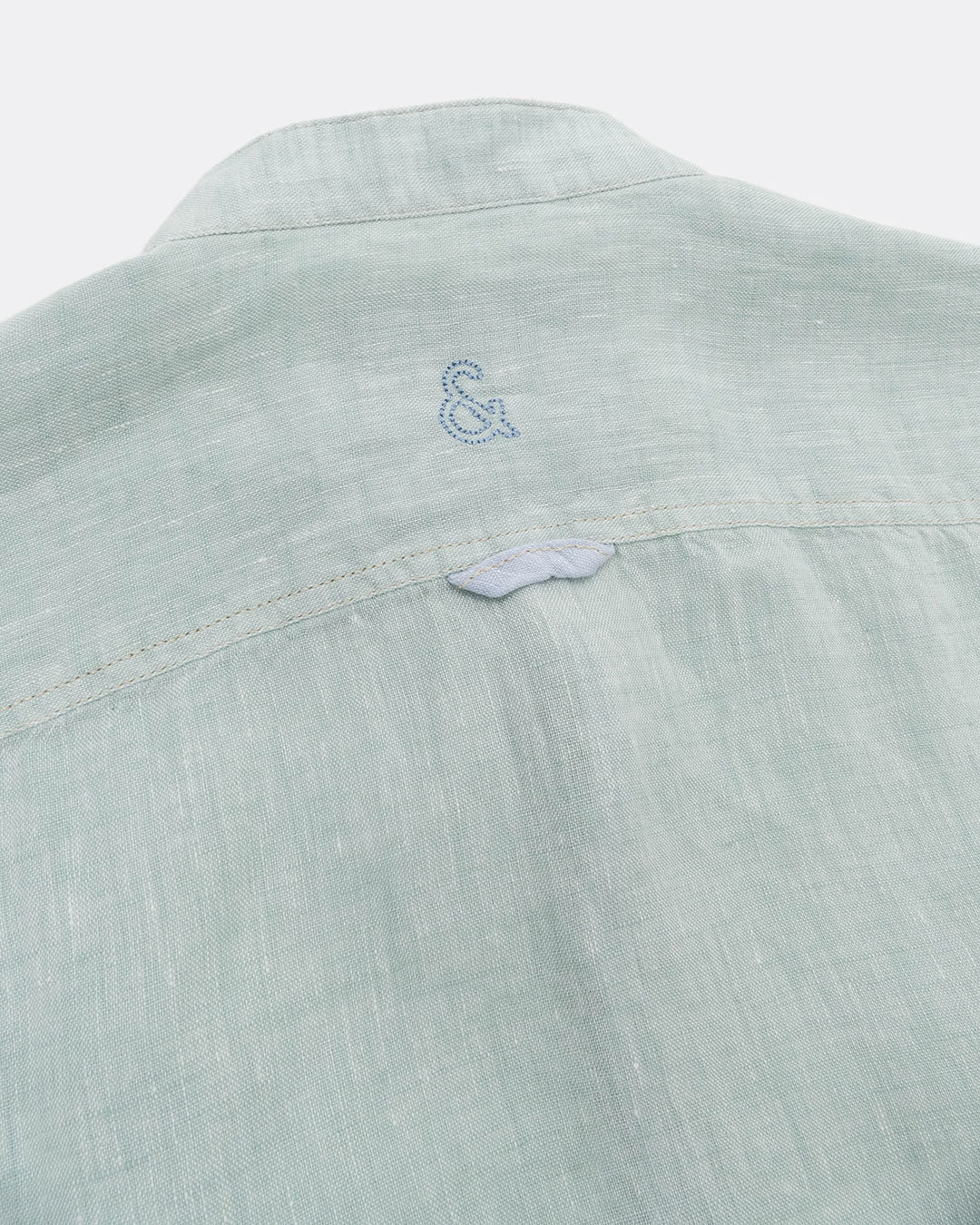 Shirt Linen Stand-Up in Mist Hemden Colours and Sons   