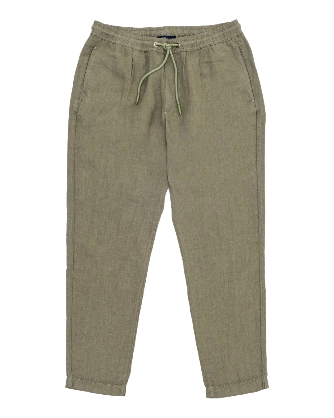Pants Cropped Linen in Olive Hosen Colours and Sons   