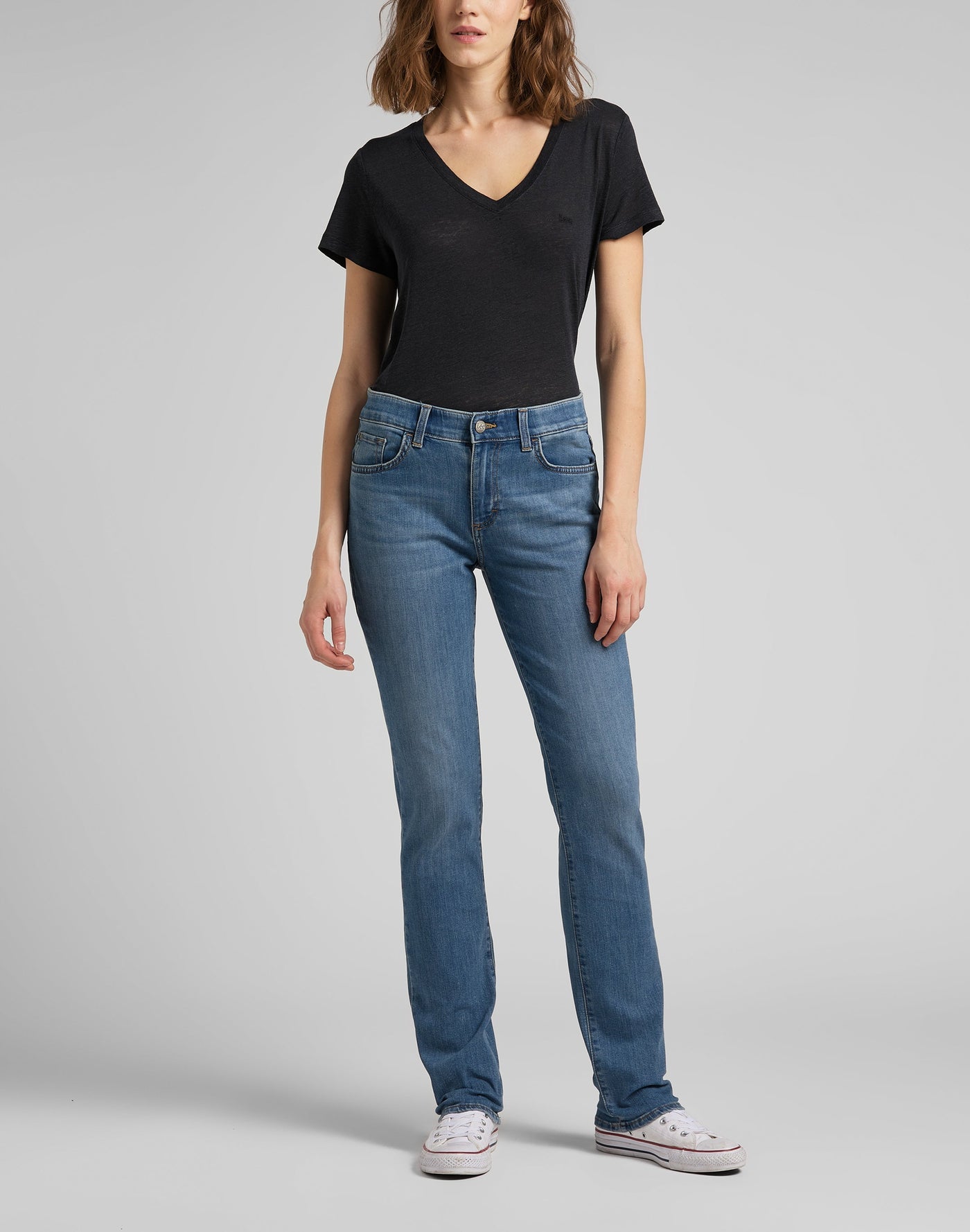 Comfort Straight in Modern Blue Jeans Lee   