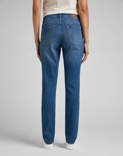 Comfort Straight in Medium Indigo Jeans Lee   