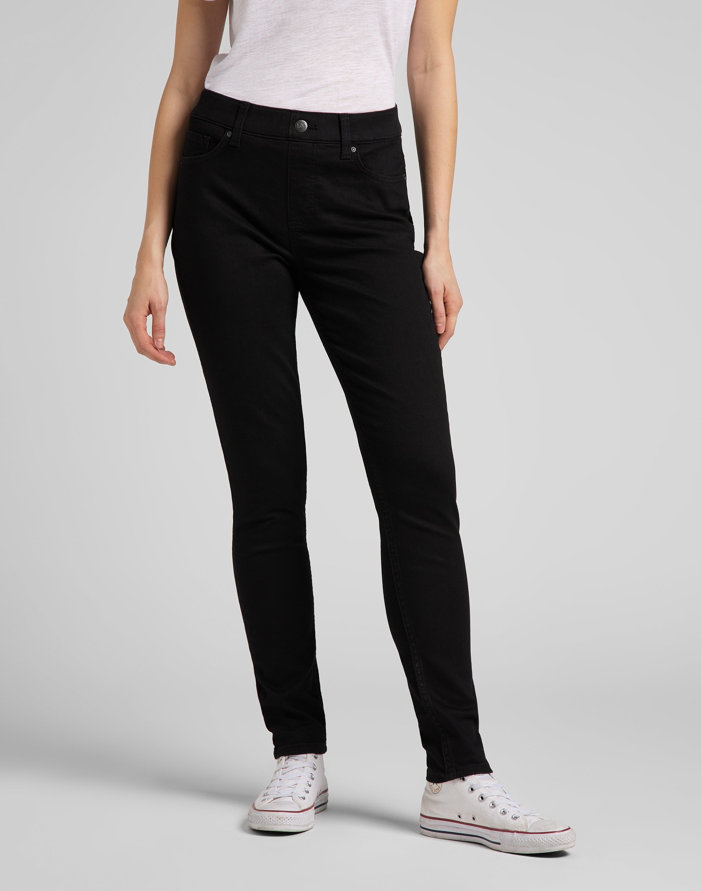 Comfort Skinny in Black Jeans Lee   