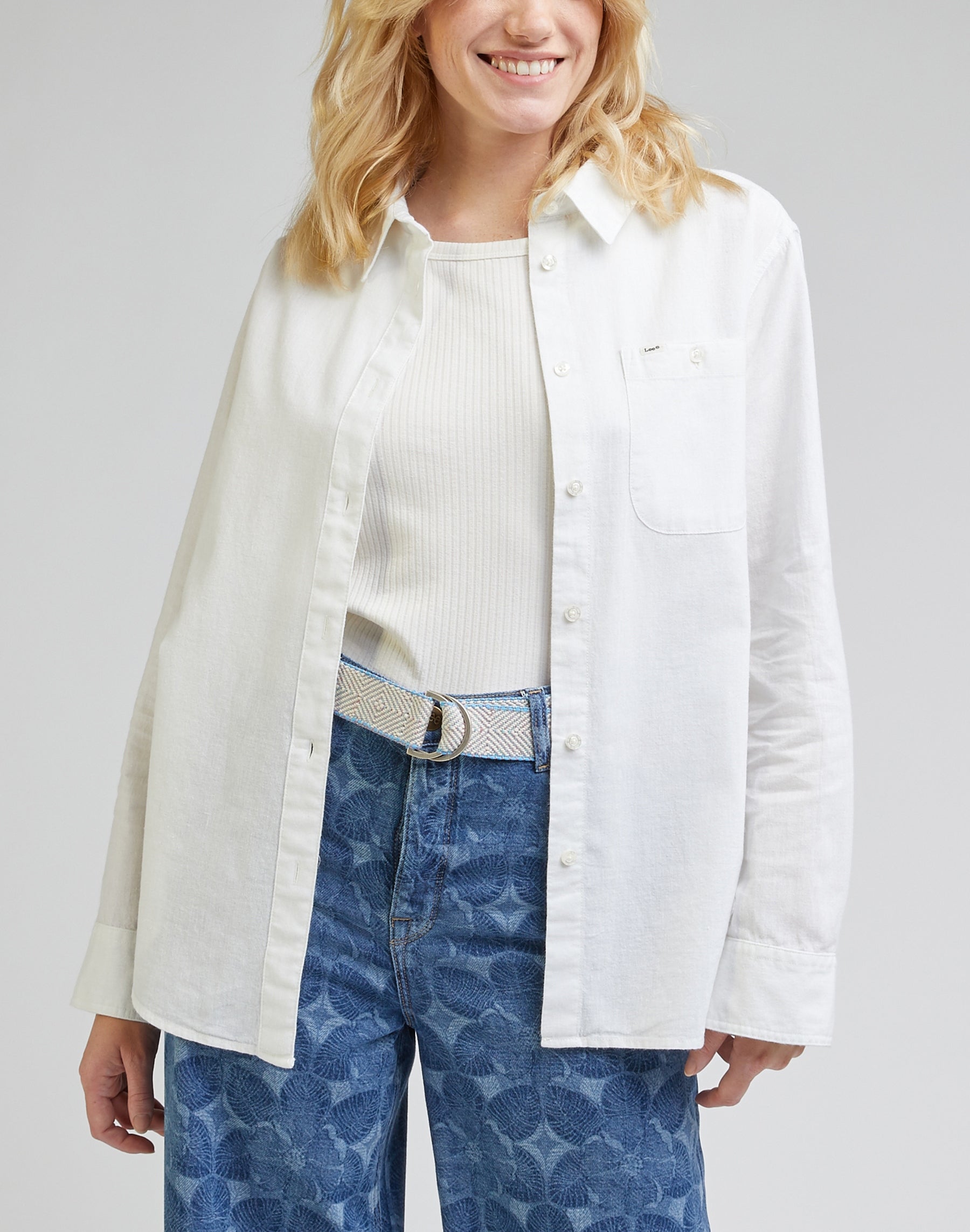 All Purpose Shirt in Bright White Blusen Lee   