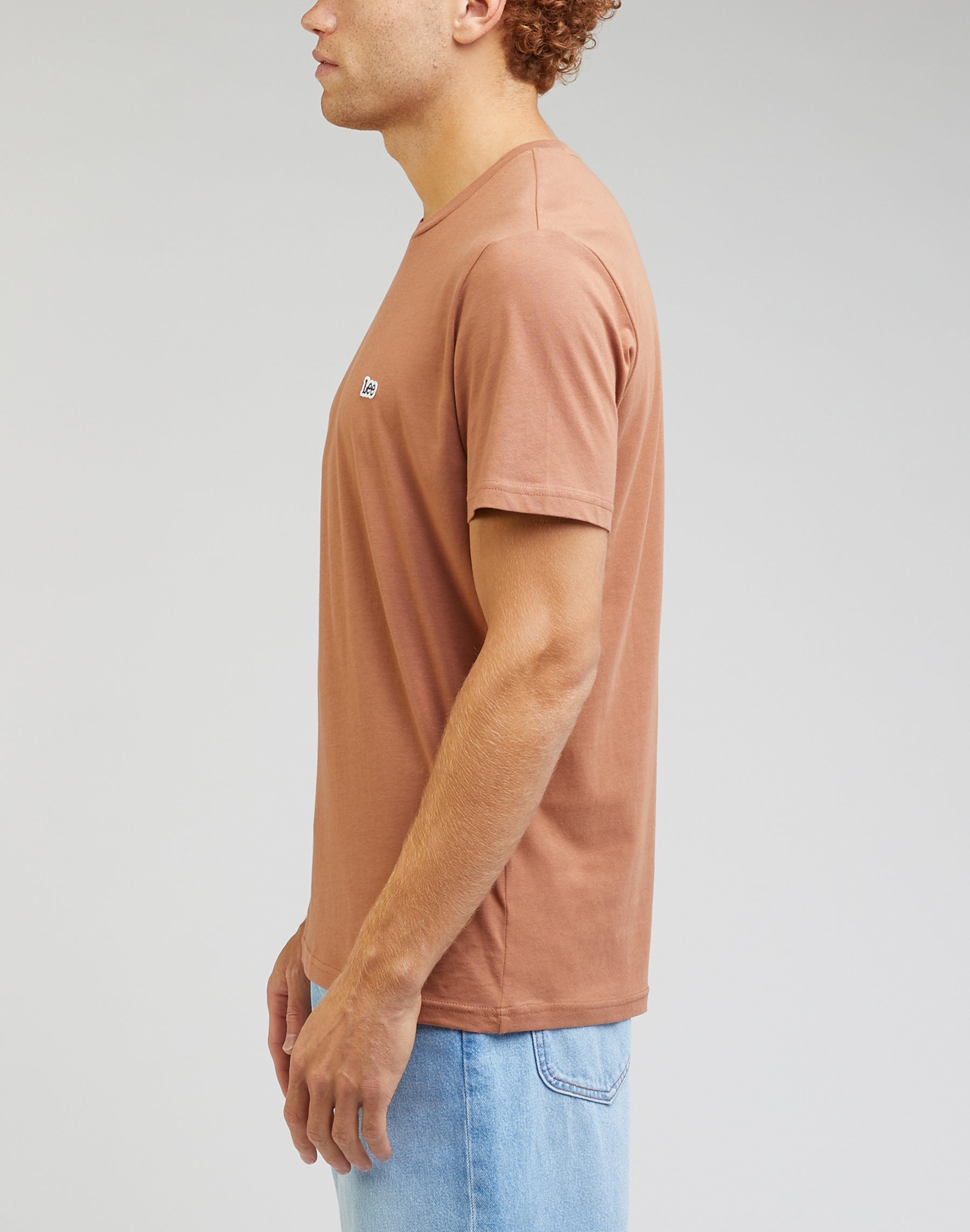 Kurzarm Patch Logo Tee in Cider T-Shirts Lee   