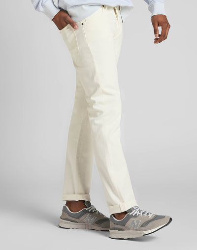 Daren Zip Fly in Ecru Jeans Lee   