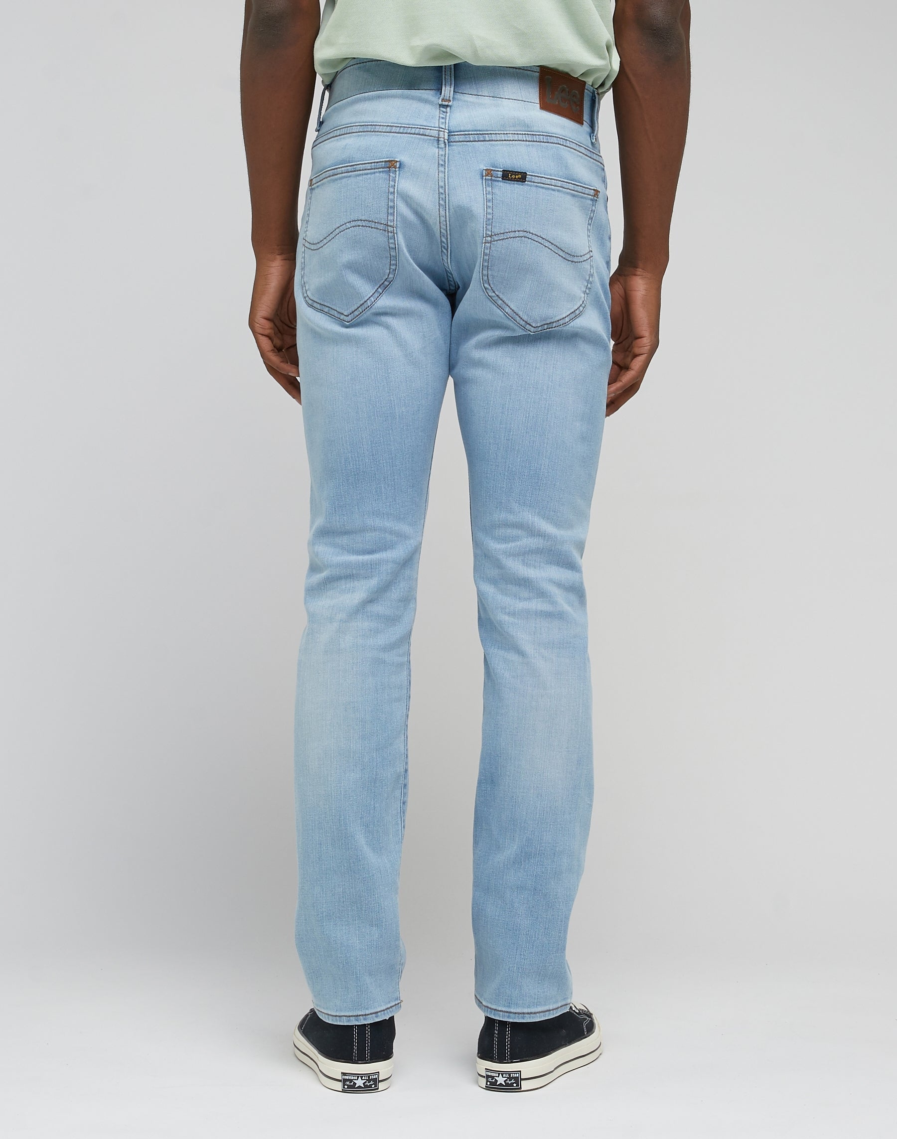 Slim Fit Mvp in Heron Blue Jeans Lee   