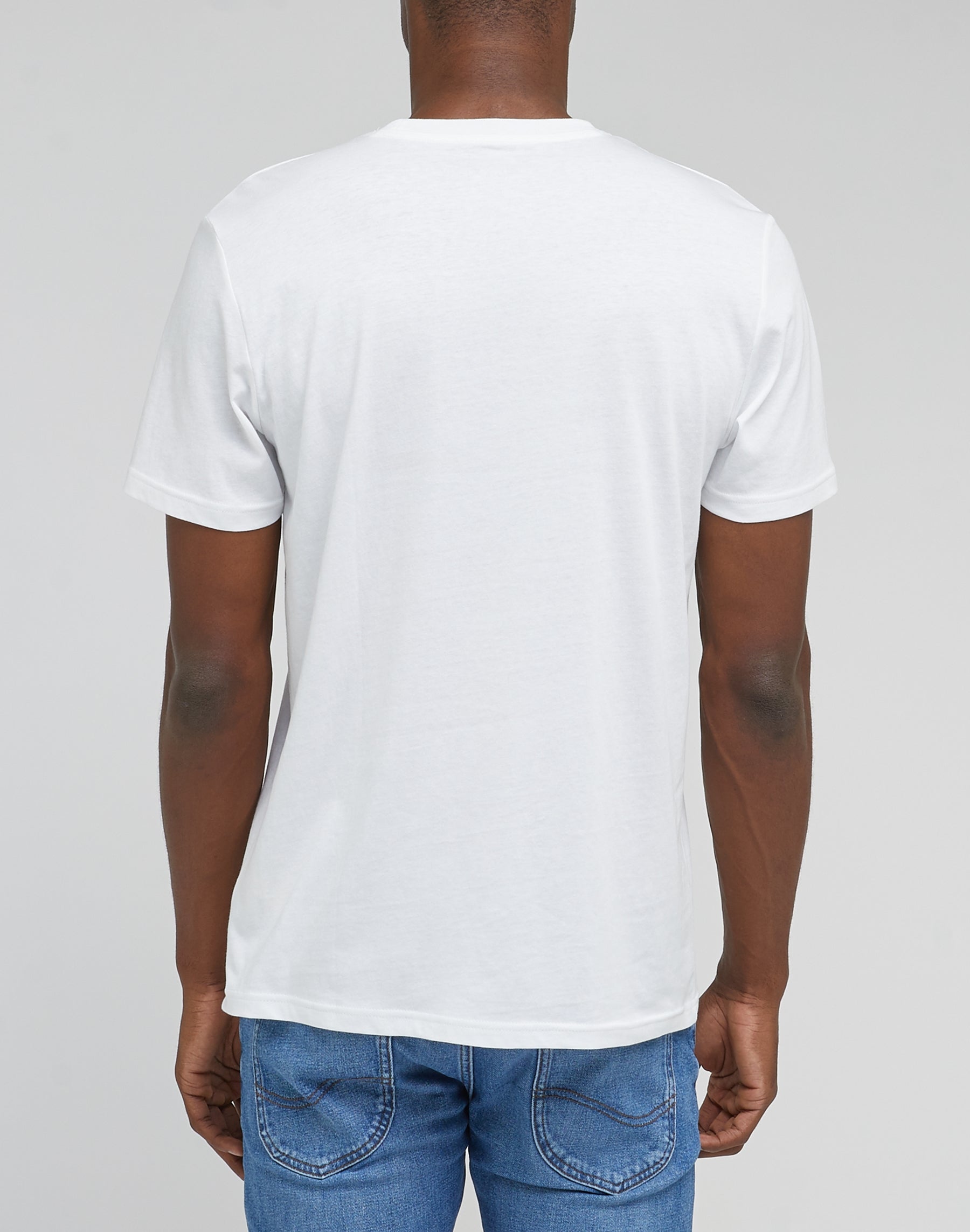 Small Logo Tee in Bright White T-Shirts Lee   