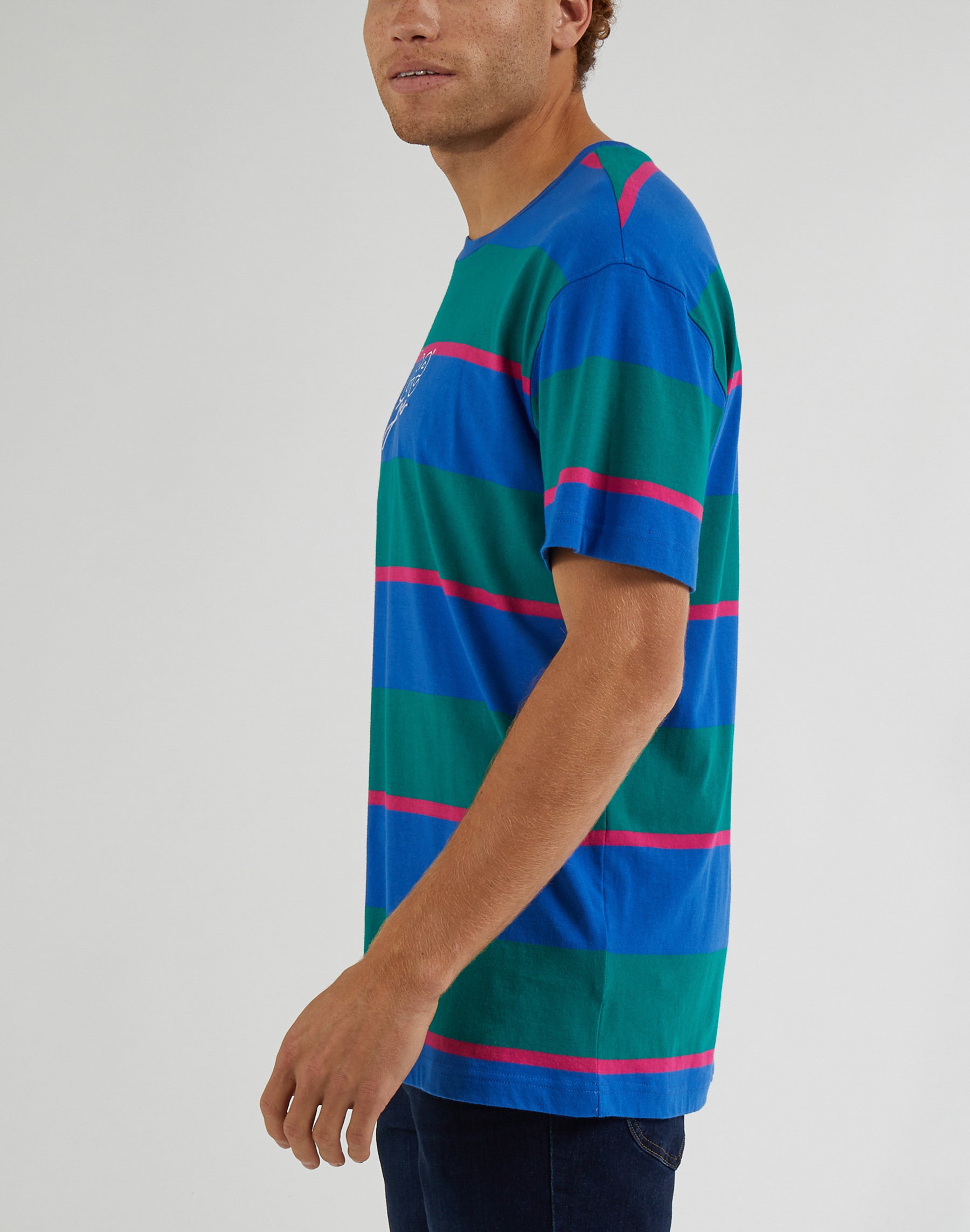 80S Relaxed Stripe Tee in Ferris T-Shirts Lee   