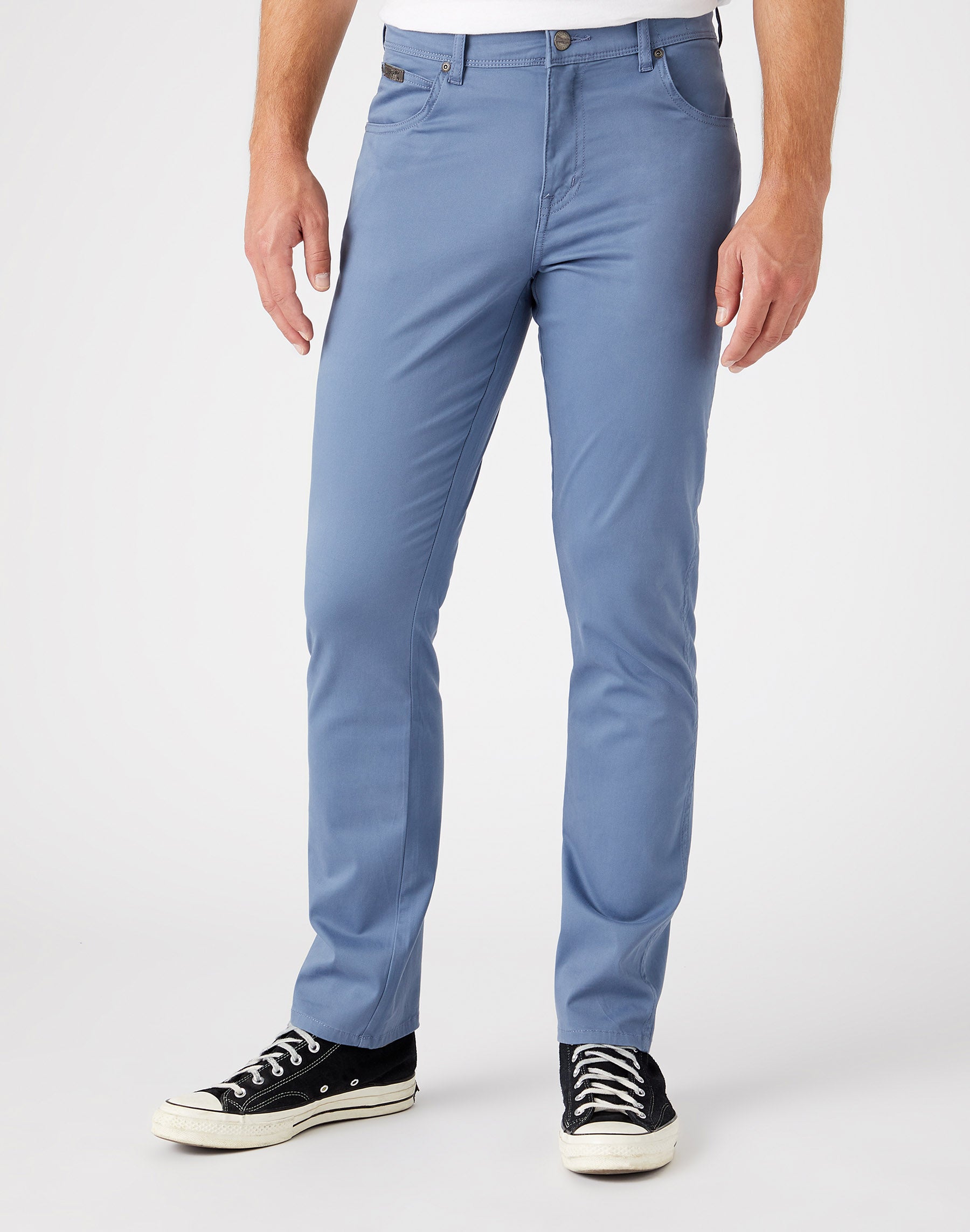 Texas Slim Trousers in Blue Mirage Hosen Wrangler   