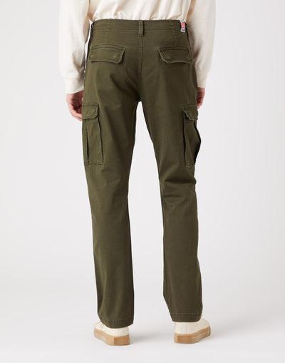 Casey Jones Cargo in Militare Green Hosen Wrangler   