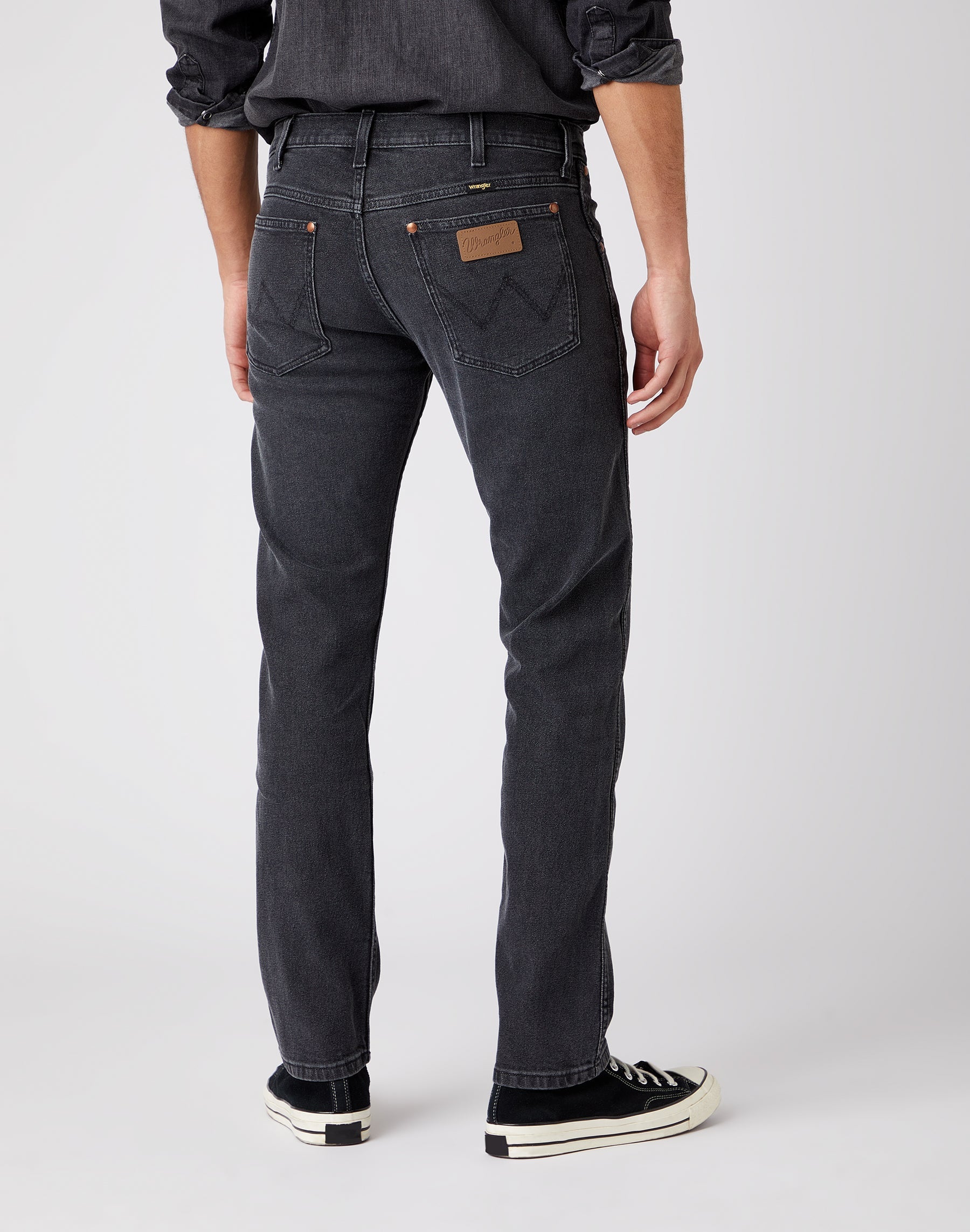 Indigood Icons 11MWZ Western Slim Jeans in Black Ace Jeans Wrangler   