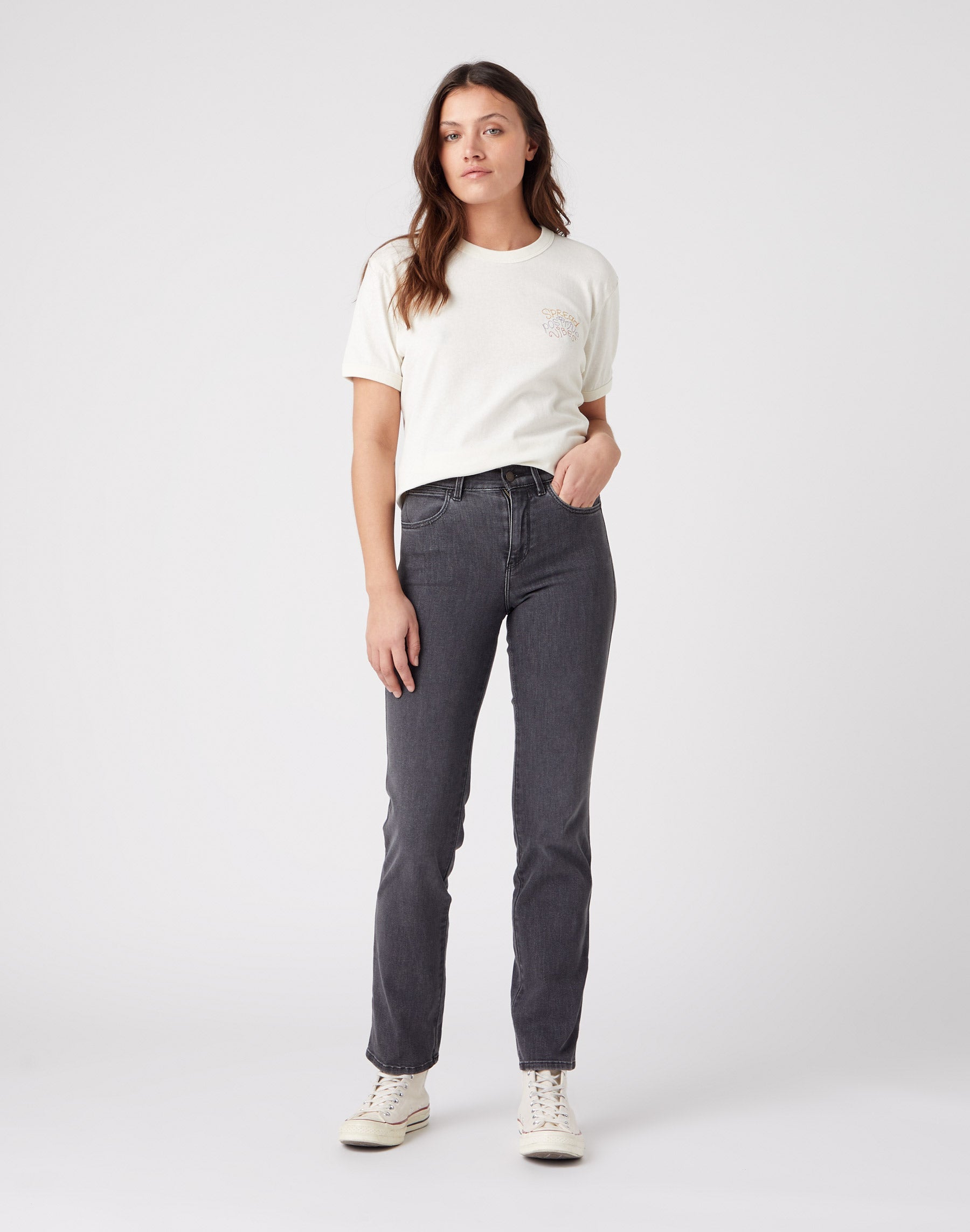 Straight in Driveway Jeans Wrangler   